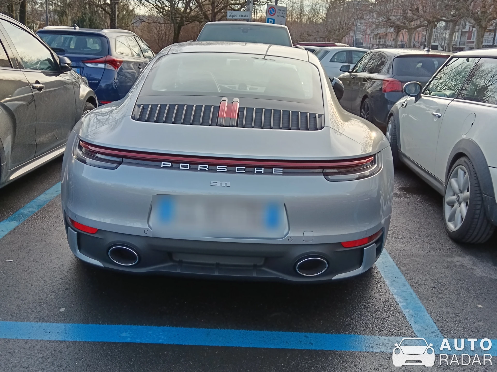 Porsche 992 Carrera GTS MkI spotted in Arona, Italia