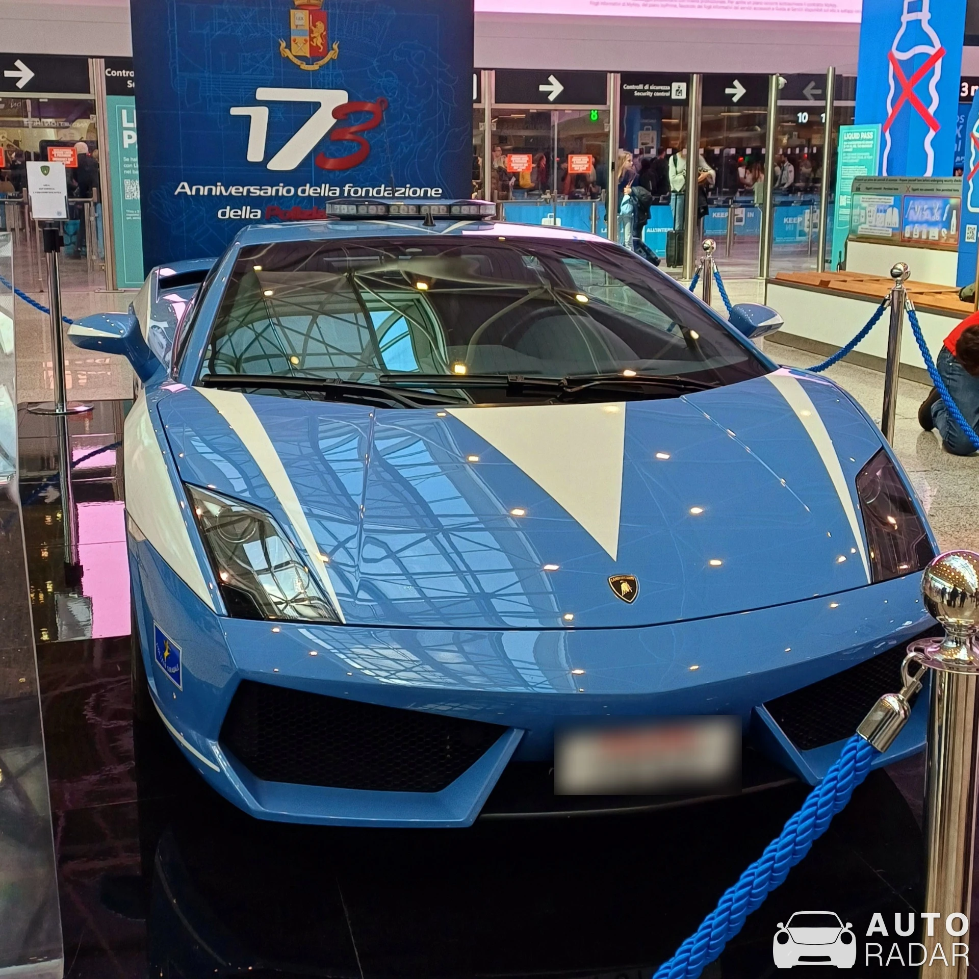Lamborghini Gallardo LP560-4 2013 Polizia spotted in Fiumicino