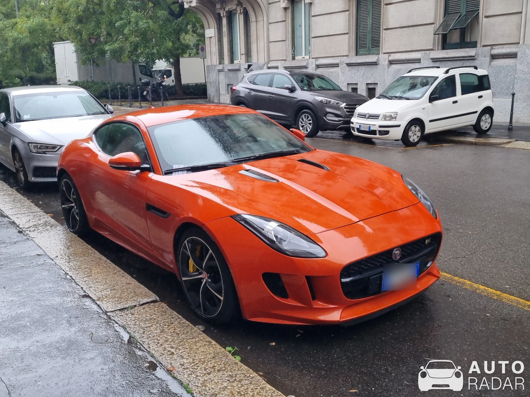 Jaguar F-Type S Coupé spotted in Milano, Italia