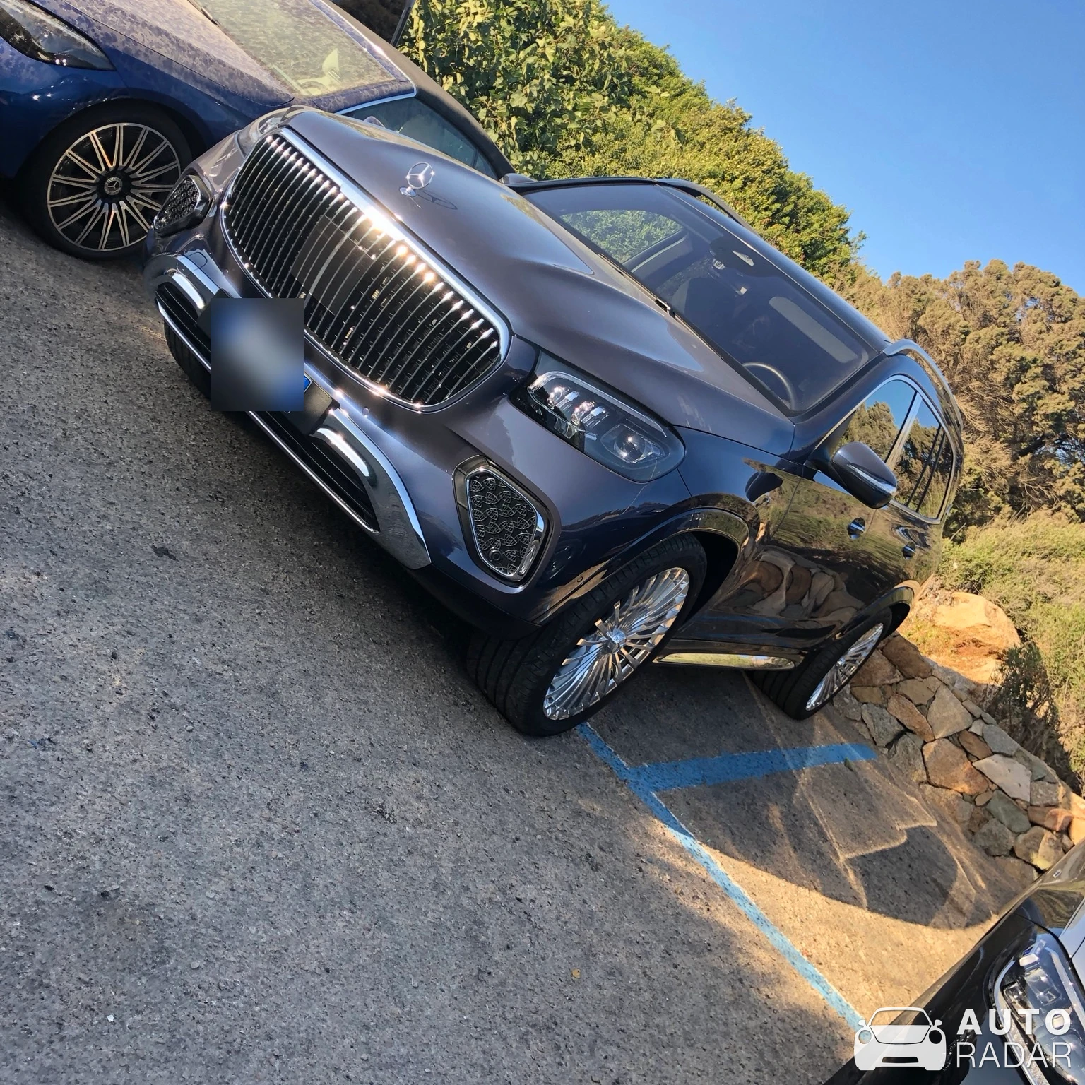 Mercedes-Maybach GLS 600 spotted in Baja Sardinia, Italia