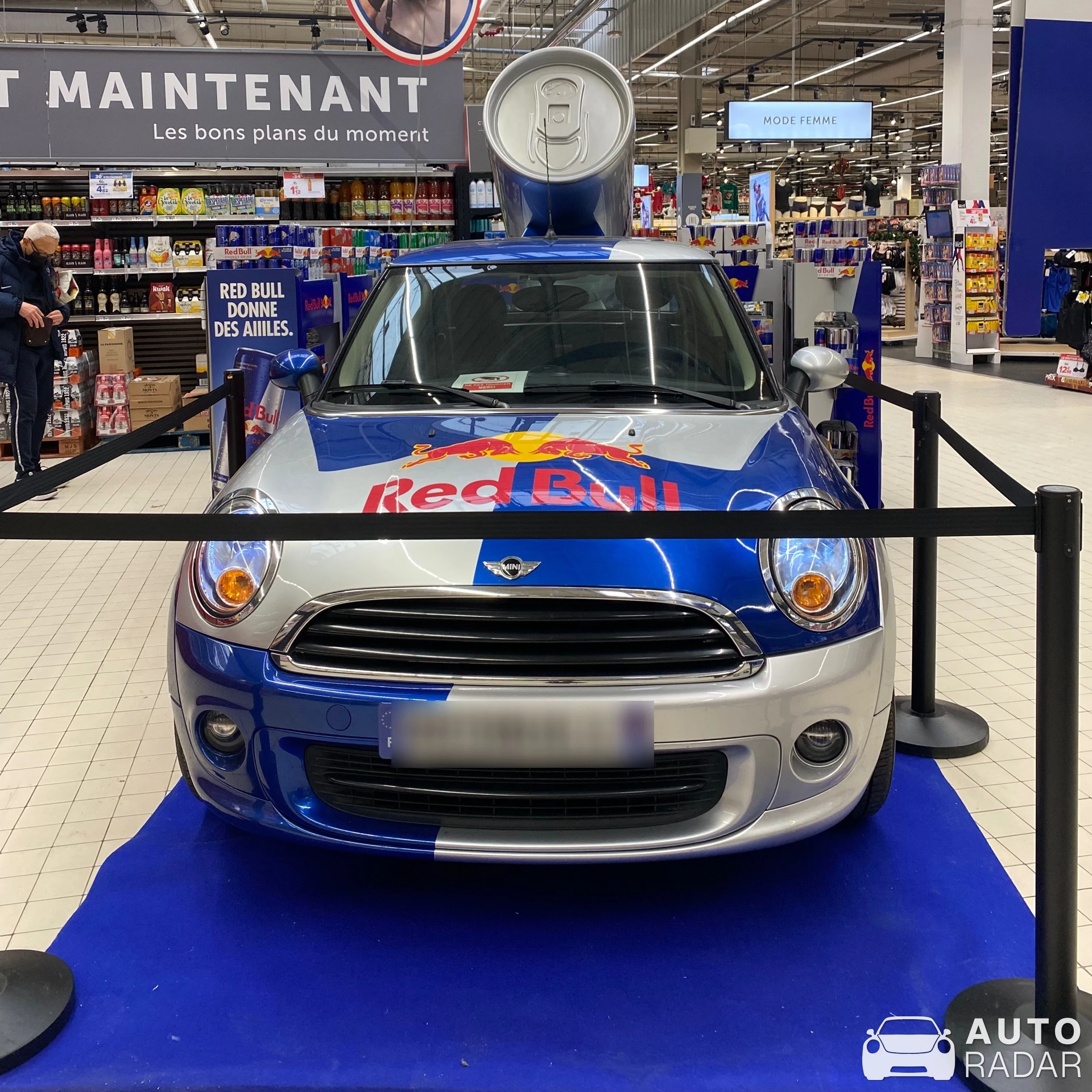 Mini Cooper Red Bull spotted in Ivry-sur-Seine, France