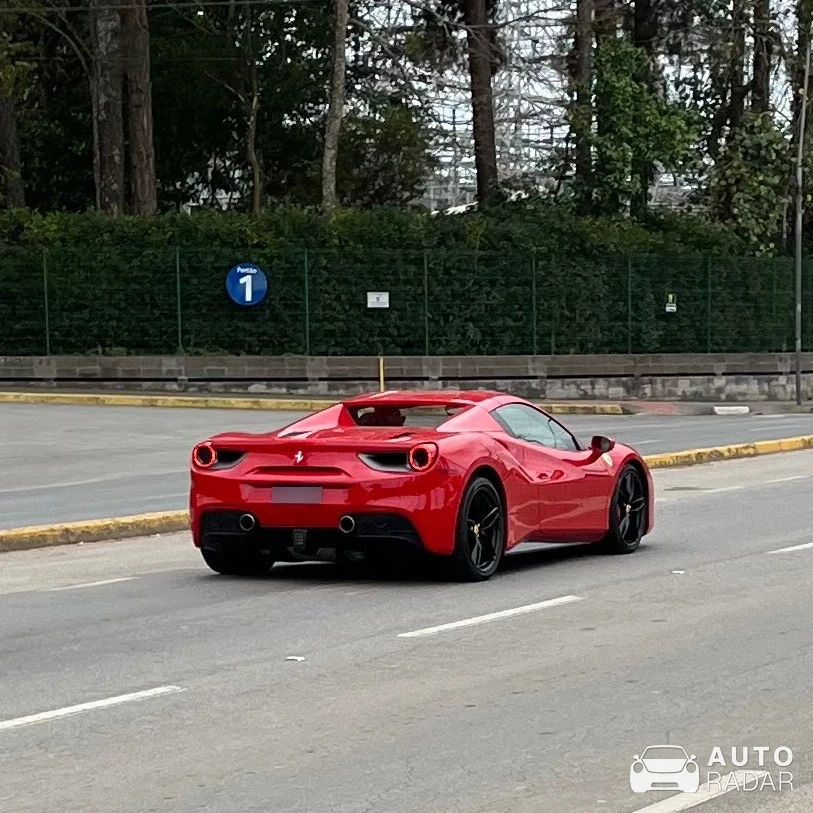 Ferrari 488 Spider spotted in Vila Suissa, Brazil