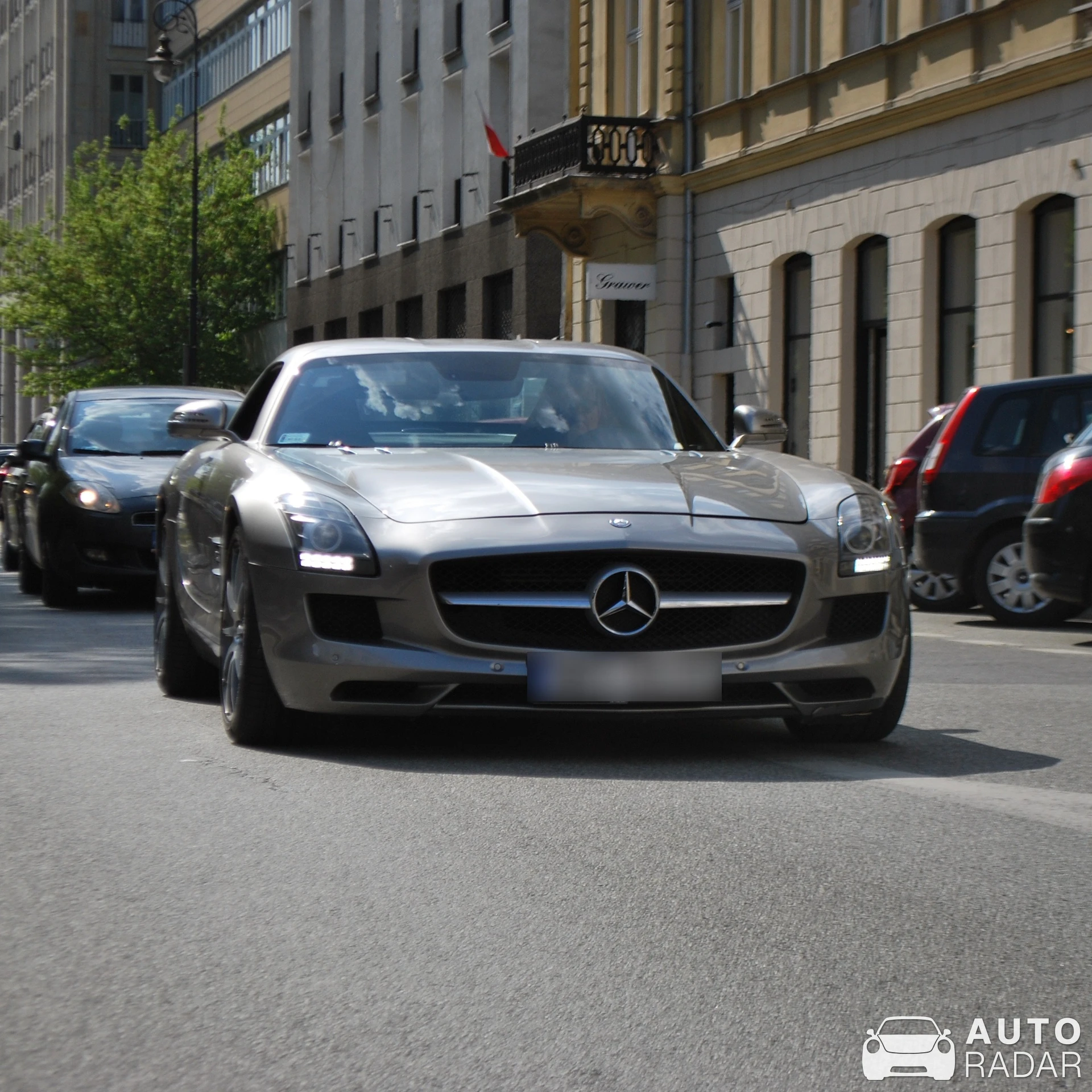Mercedes-Benz SLS AMG spotted in Warszawa, Poland