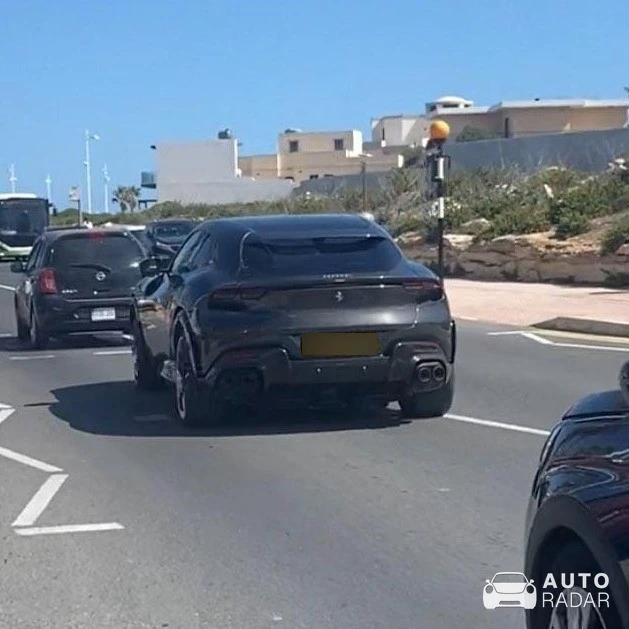 Ferrari Purosangue spotted in Valletta, Malta