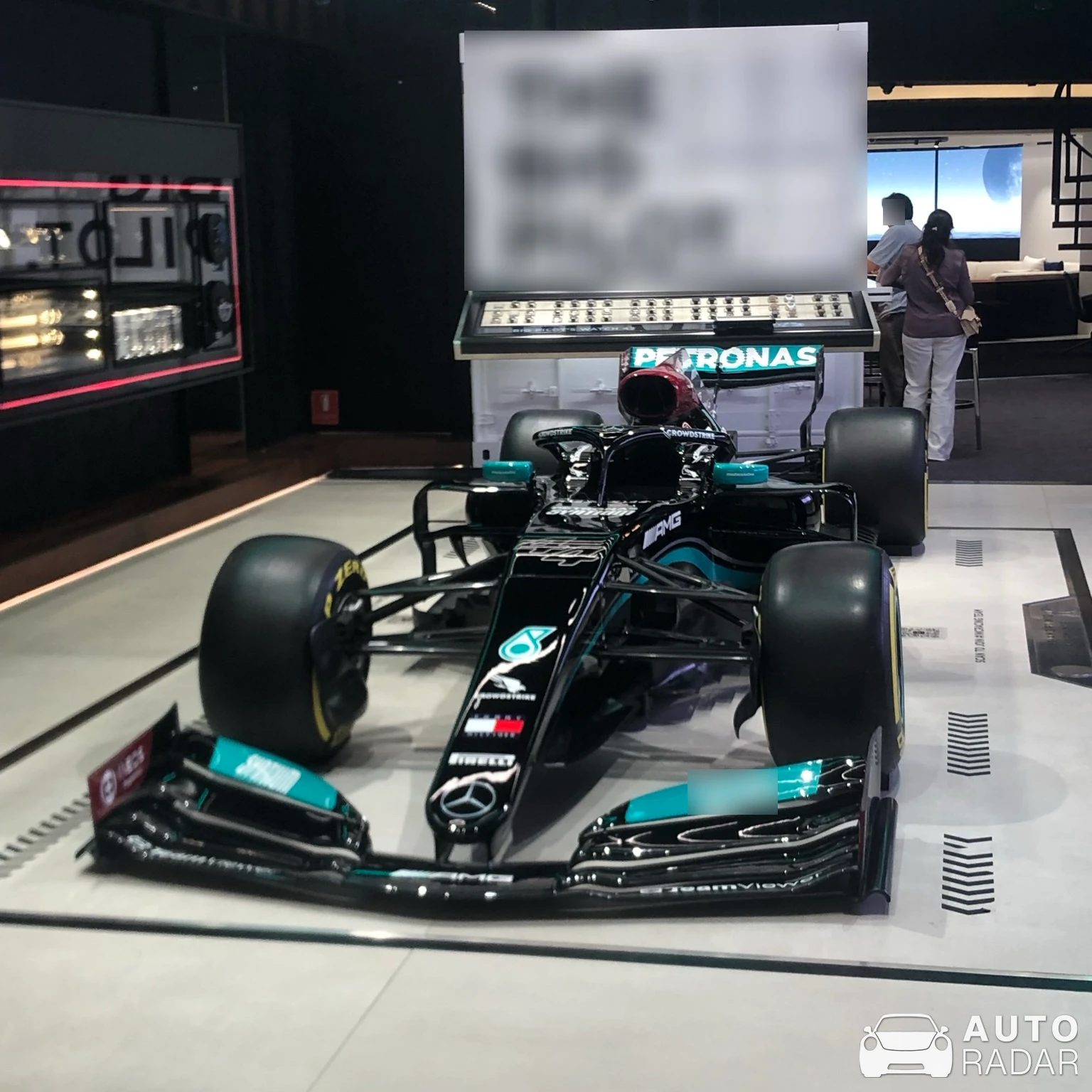 Mercedes-AMG F1 W12 EQ Power+ spotted in Dubai