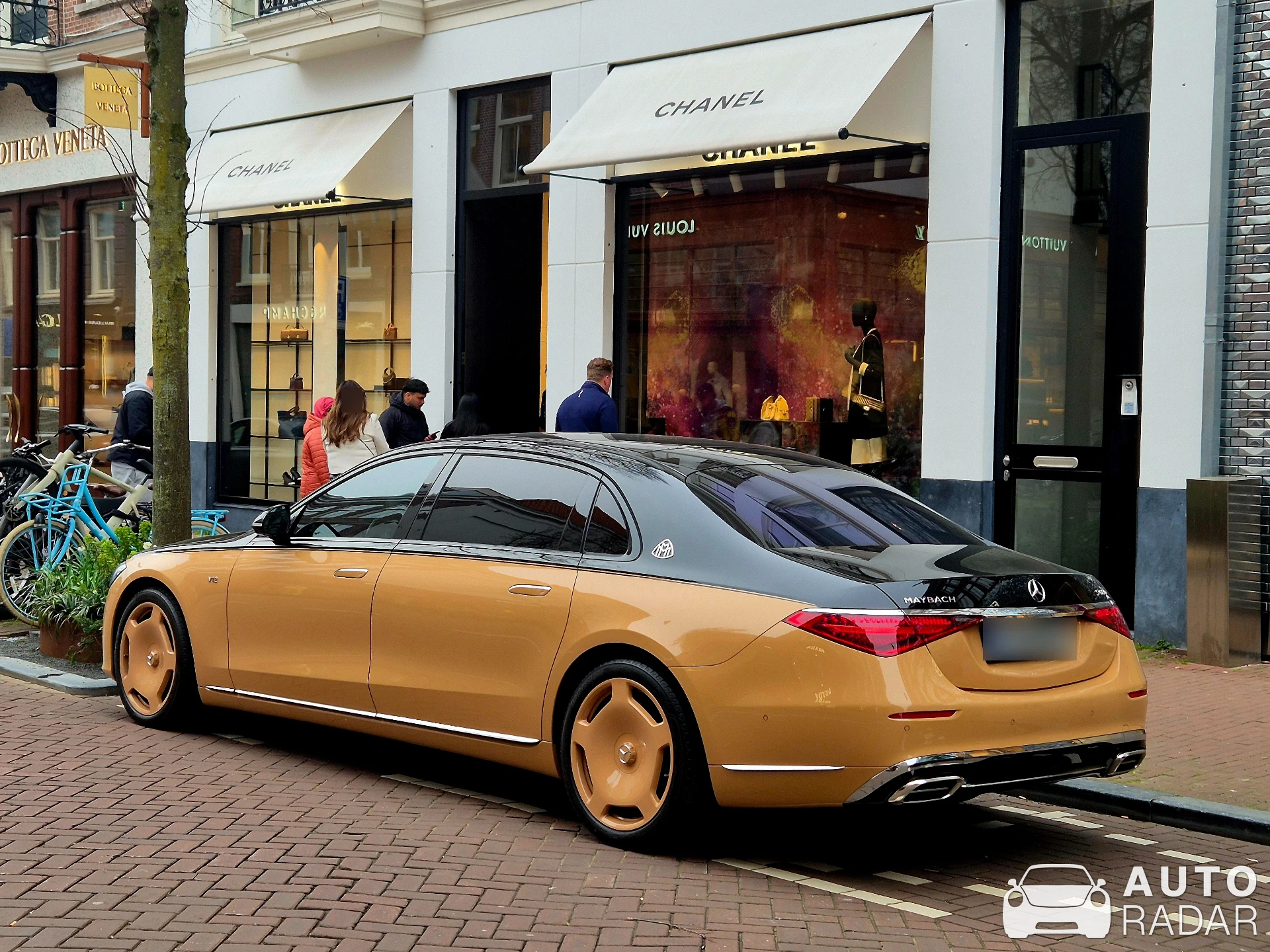 Mercedes-Maybach S 680 X Virgil Abloh spotted in Amsterdam