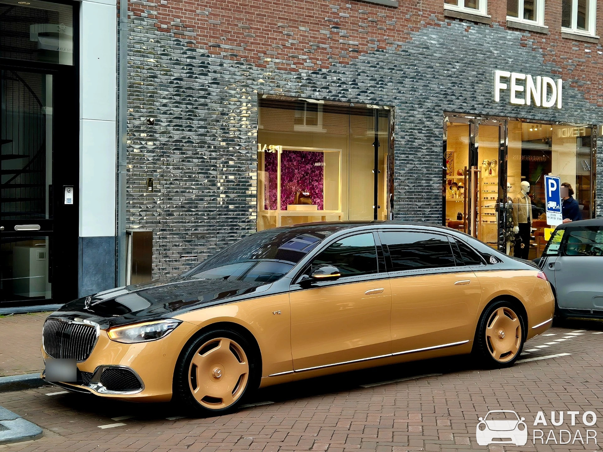 Mercedes-Maybach S 680 X Virgil Abloh spotted in Amsterdam, Netherlands