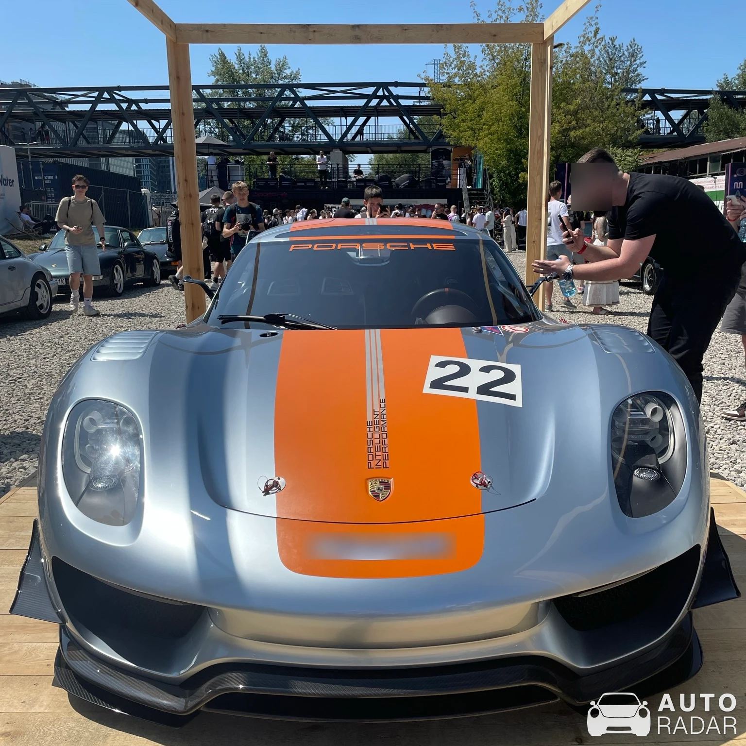 Porsche 918 RSR spotted in Warszawa