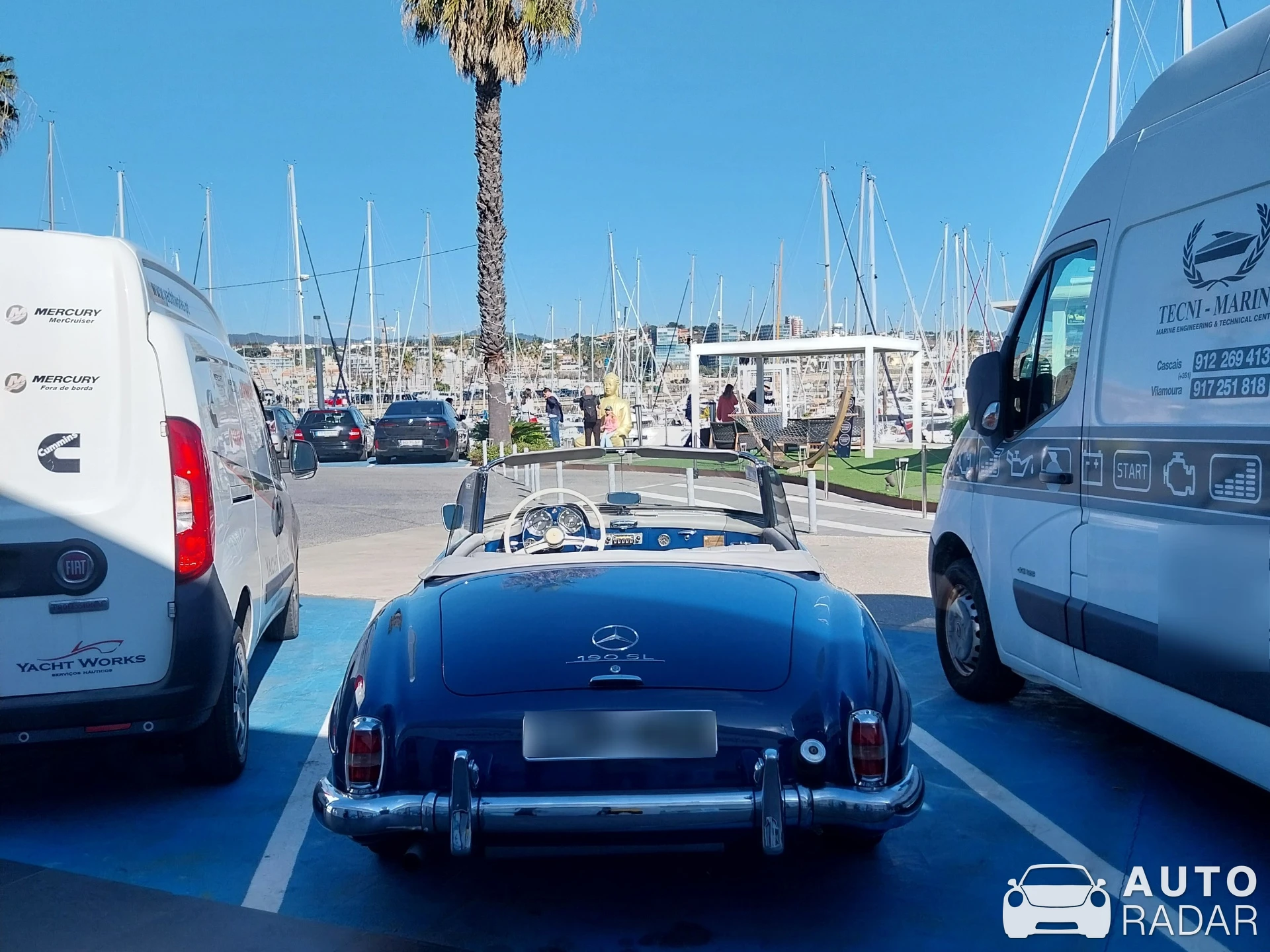 Mercedes-Benz 190 SL spotted in Cascais, Portugal