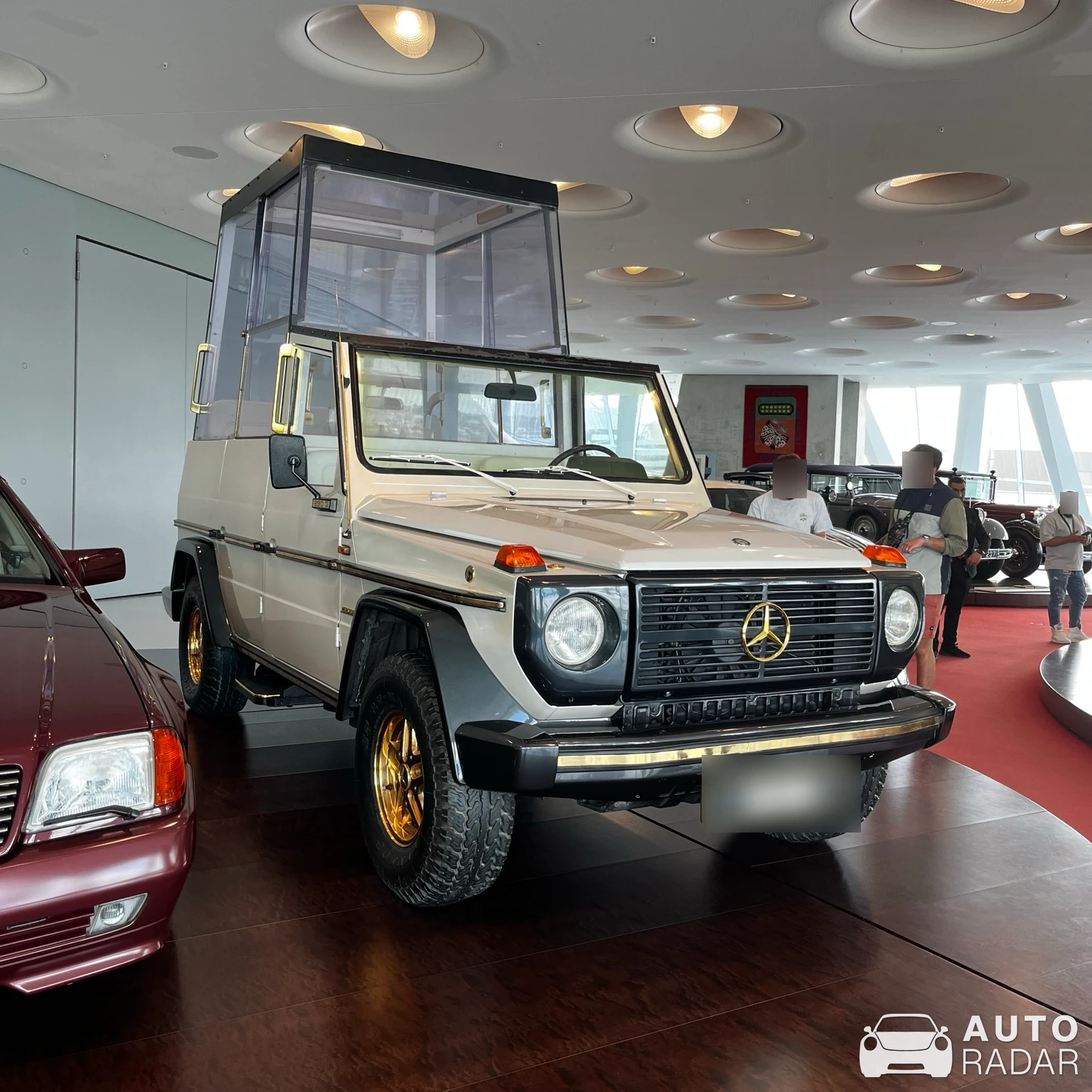 Mercedes-Benz 230G 'Papamobil' spotted in Stuttgart