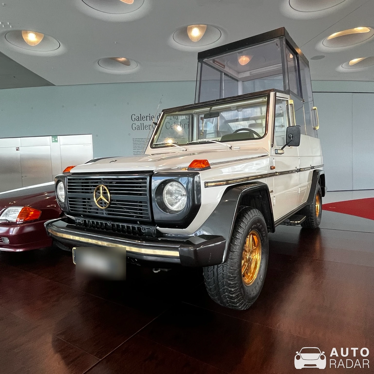 Mercedes-Benz 230G 'Papamobil' spotted in Stuttgart, Deutschland