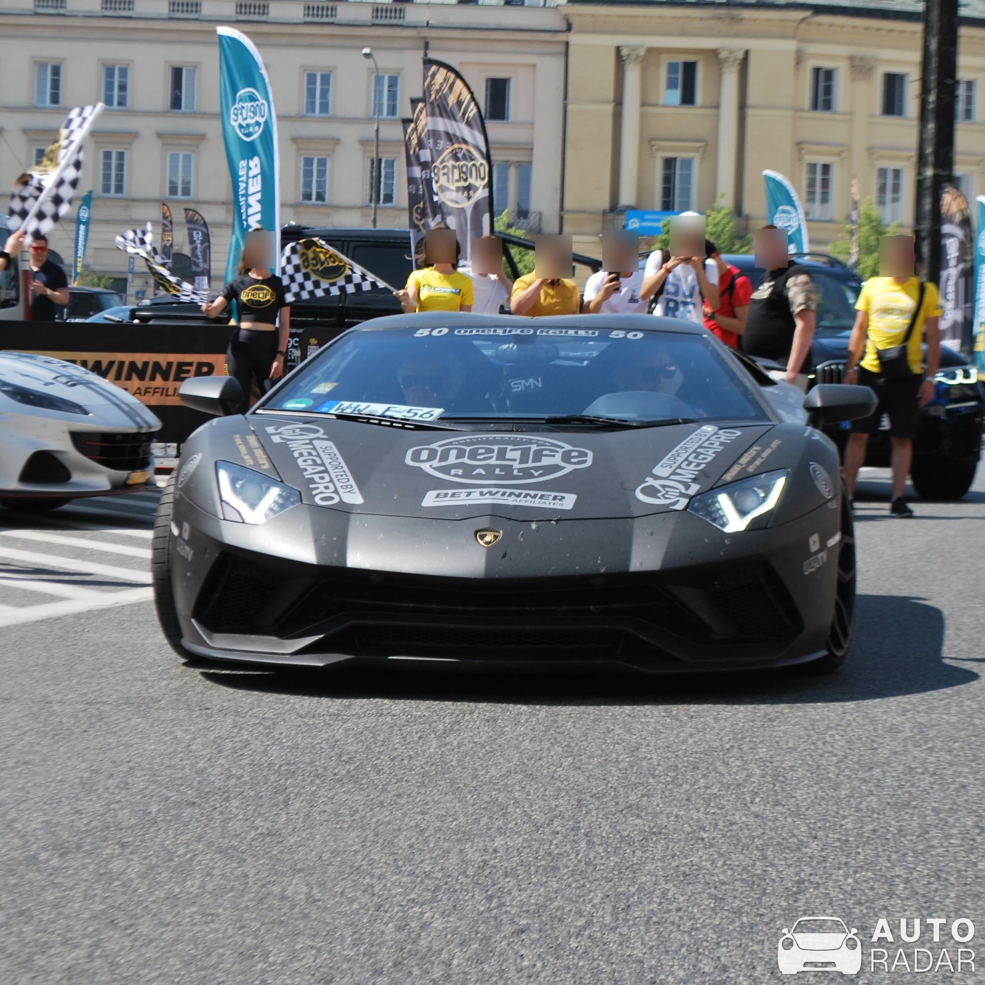 Lamborghini Aventador S LP740-4 Roadster spotted in Warszawa, Poland
