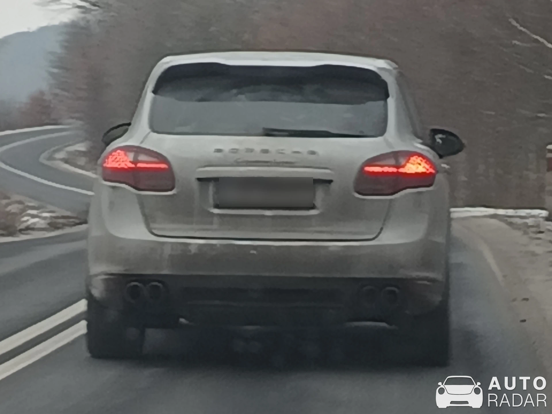 Porsche Cayenne S spotted in Lwówek Śląski, Poland