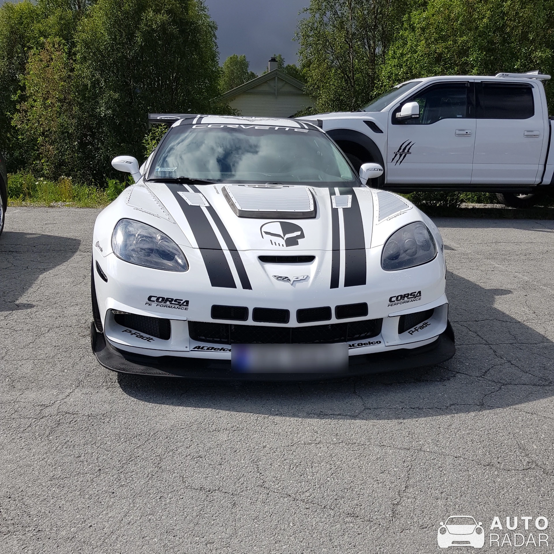 Chevrolet Corvette C6 Z06 APR Performance spotted in Kjerkegårdshagan, Norge