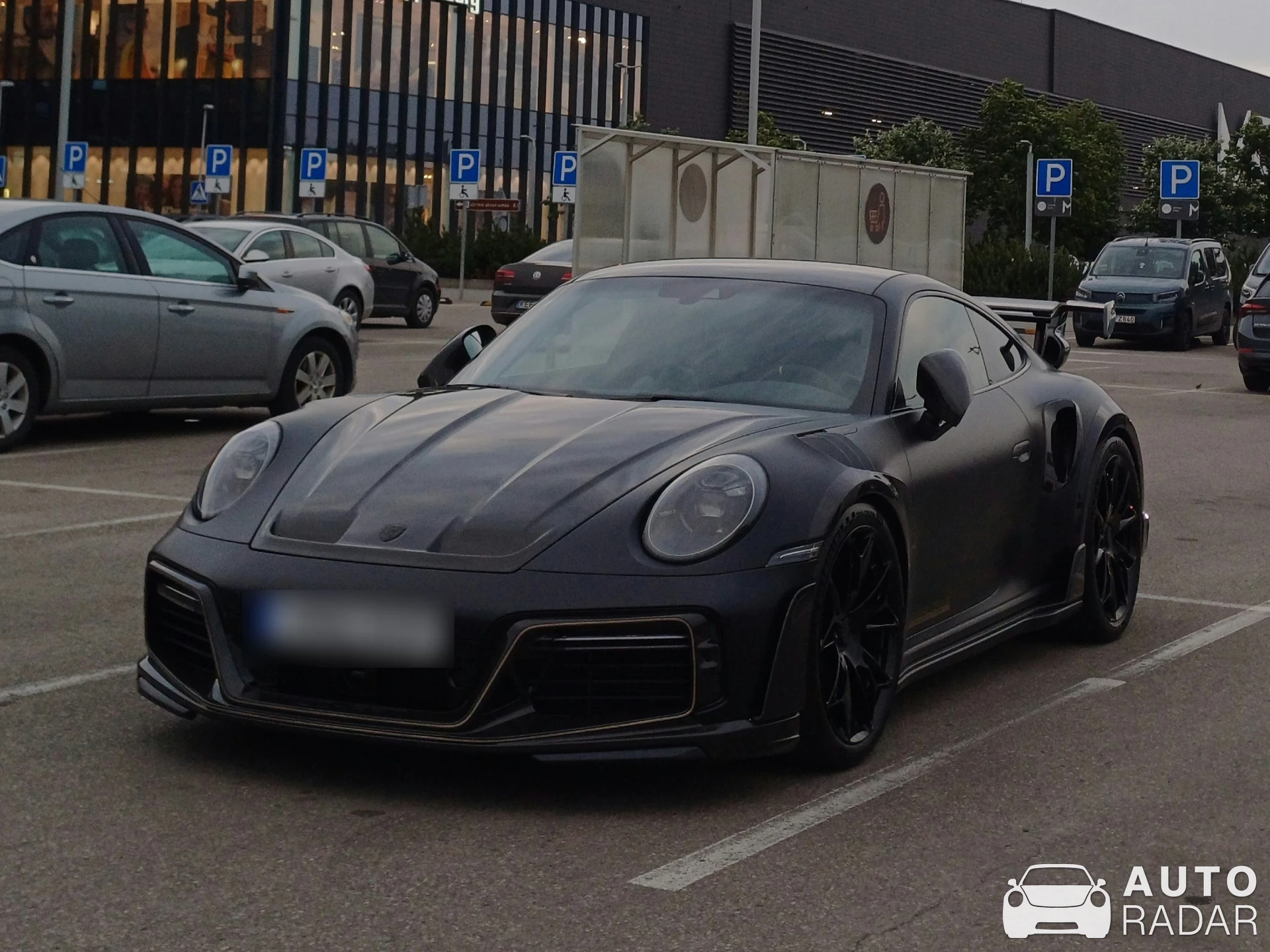 Porsche TechArt 992 GTstreet R Monochrome spotted in Kaunas