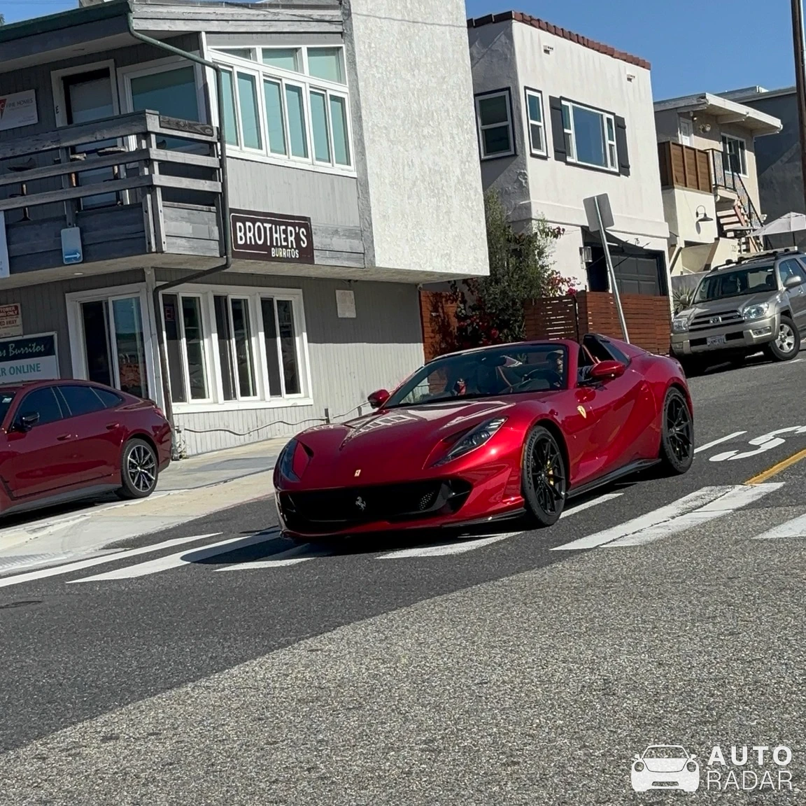 Ferrari 812 GTS spotted in Hermosa Beach, United States