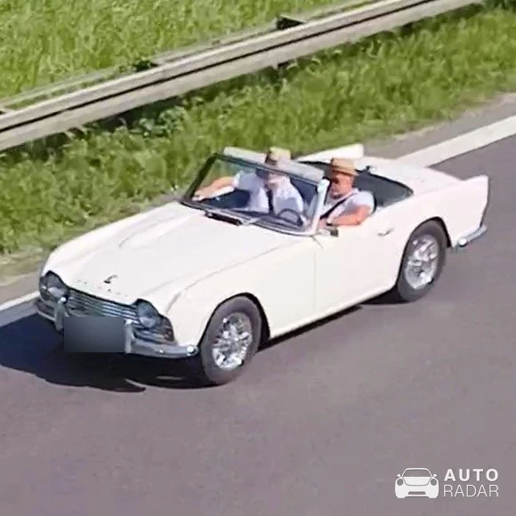 Triumph TR4 spotted in Weingarten