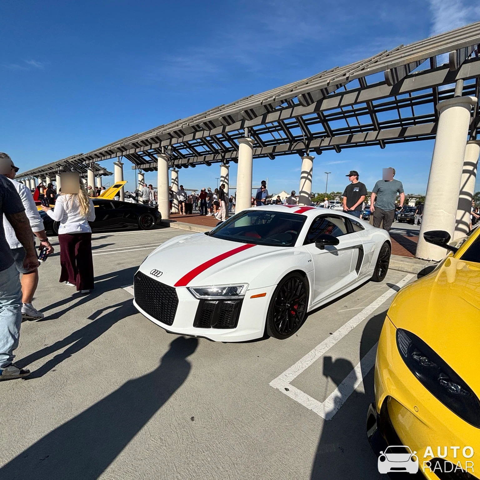 Audi R8 V10 RWS spotted in San Clemente
