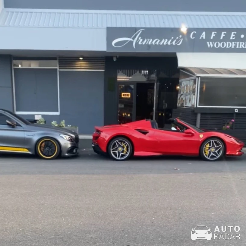 Ferrari F8 Spider spotted in Gladstone Park, Australia