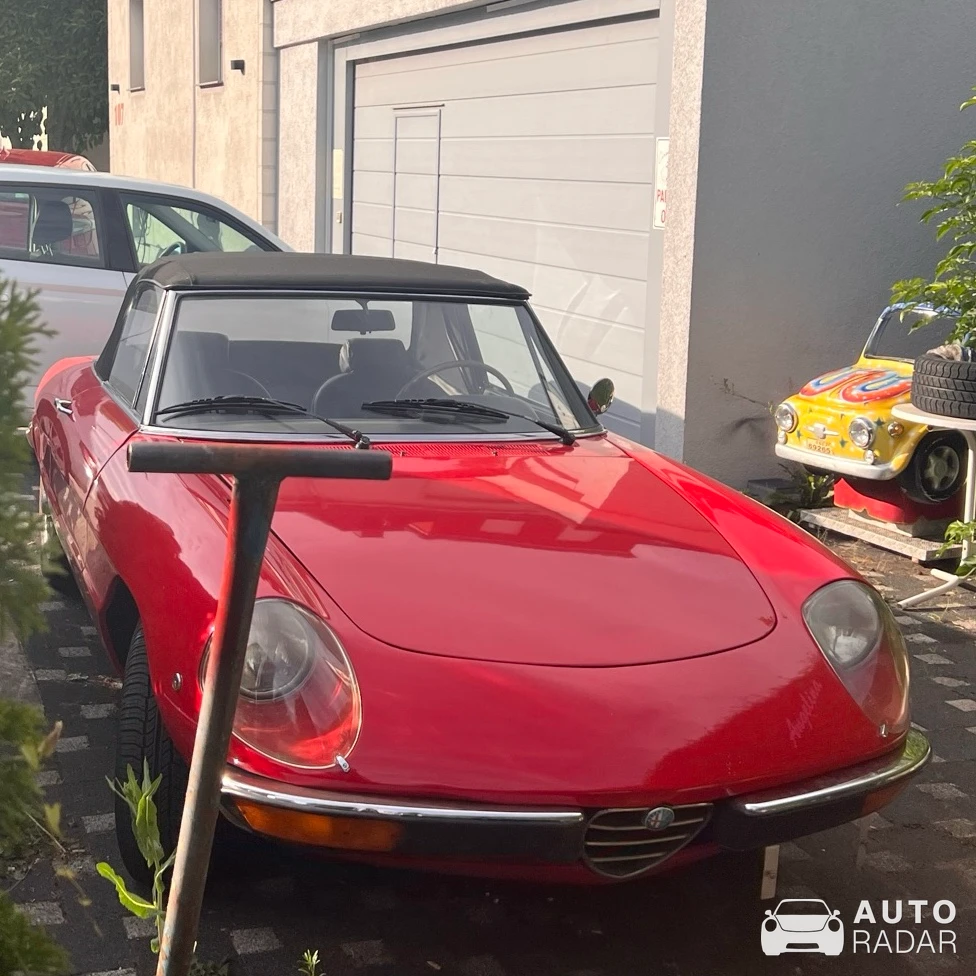 Alfa Romeo Spider Series 2 Coda Tronca spotted in Fellbach