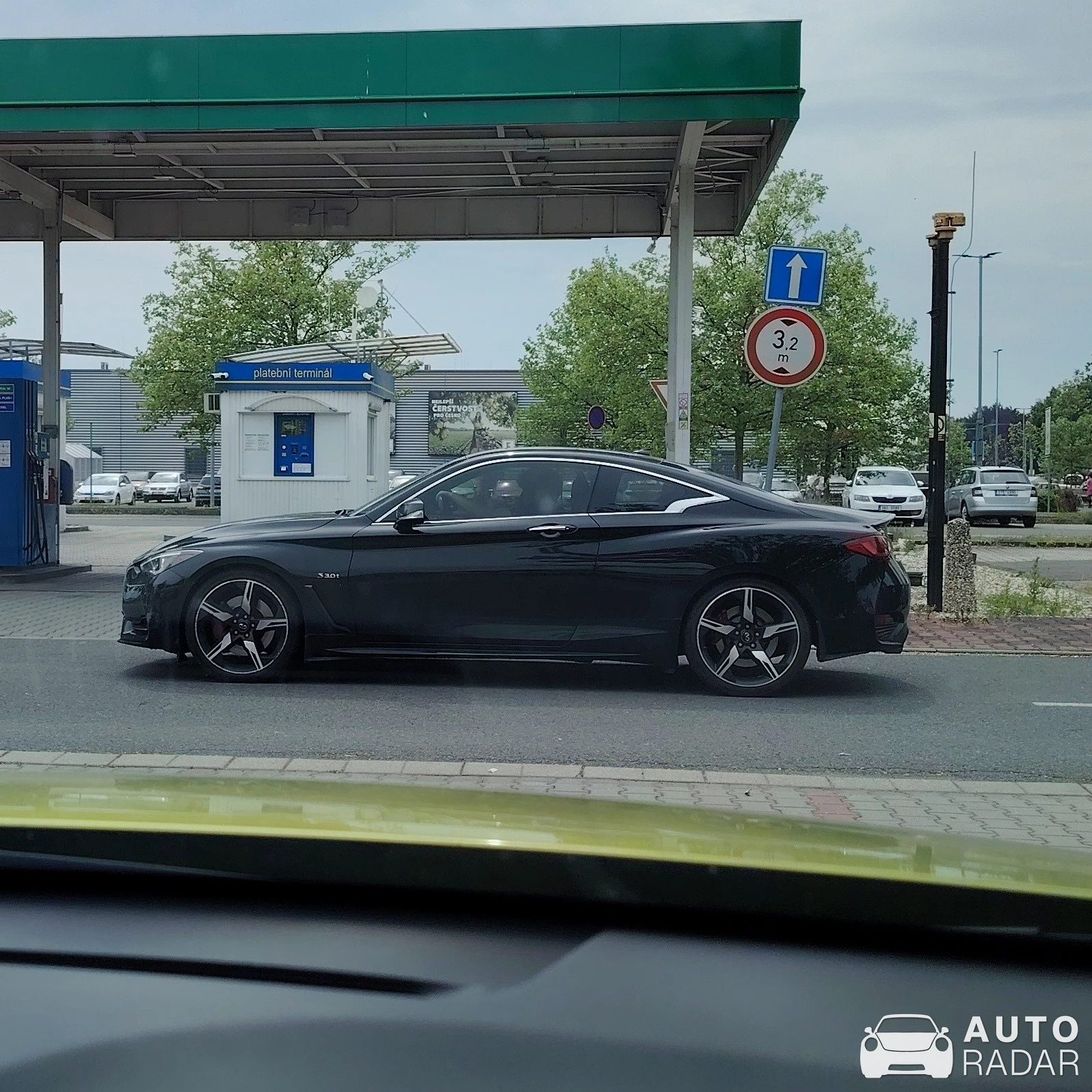 Infiniti Q60 spotted in Opava