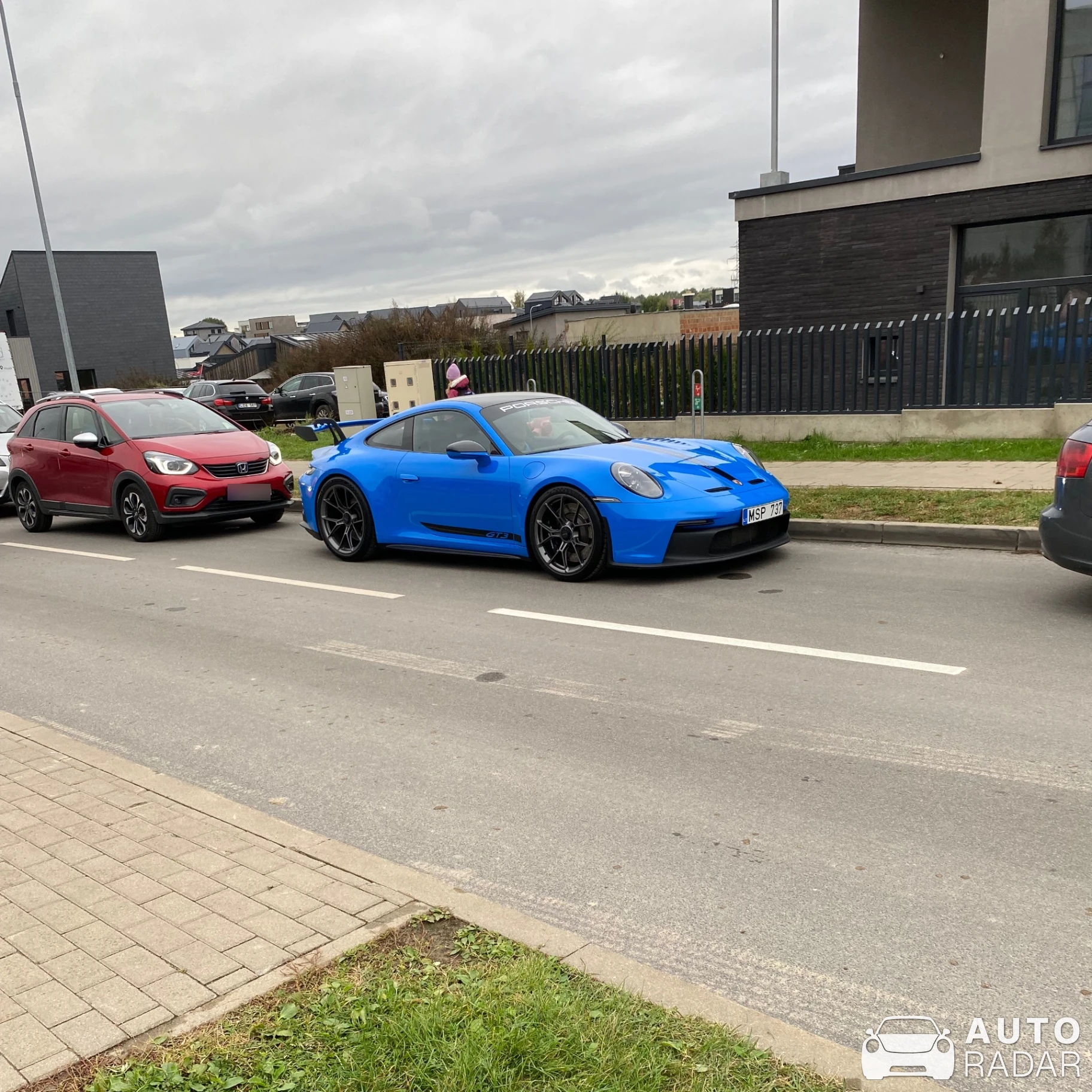 Porsche 992 GT3 MkI spotted in Vilnius, Lithuania