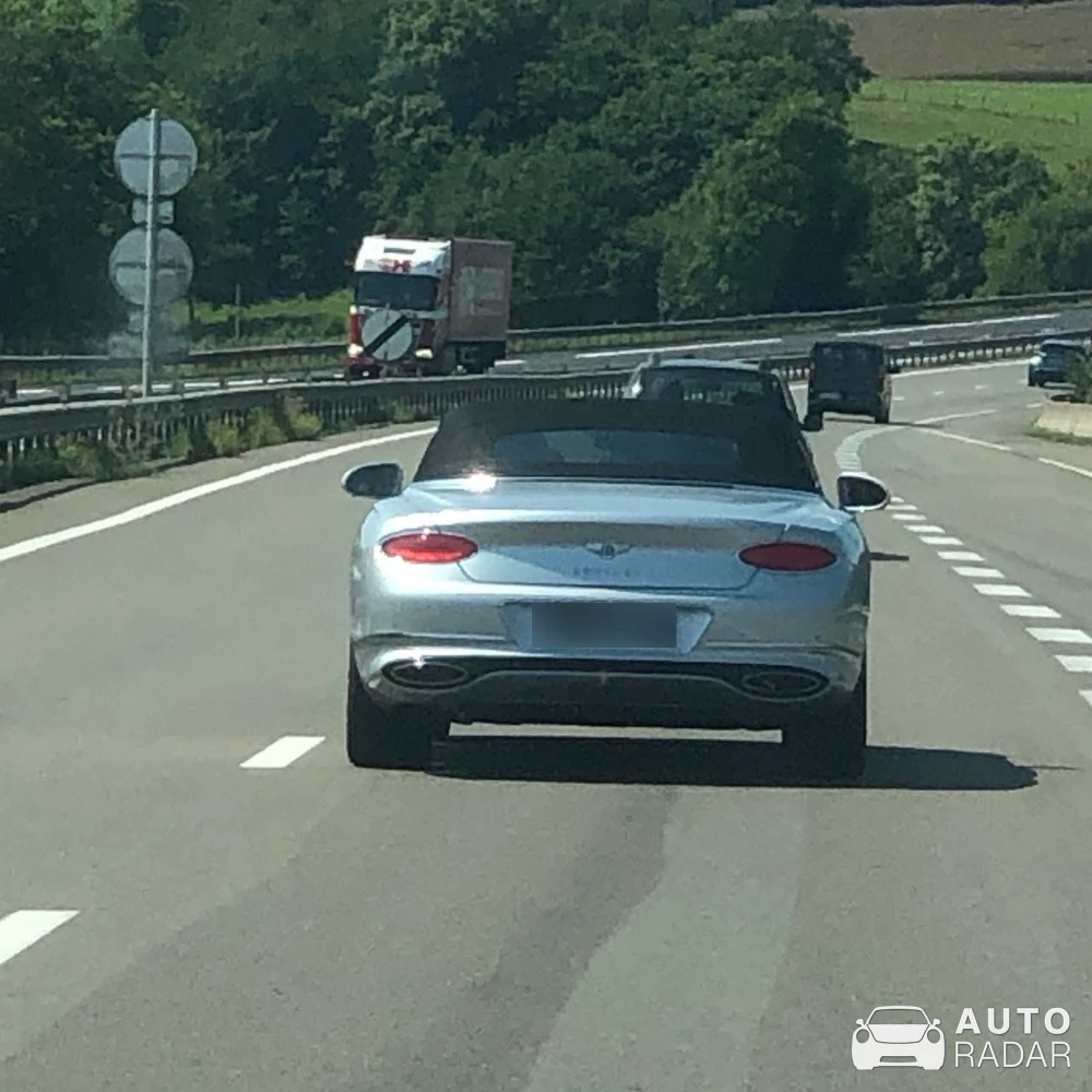 Bentley Continental GTC V8 spotted in Sochaux