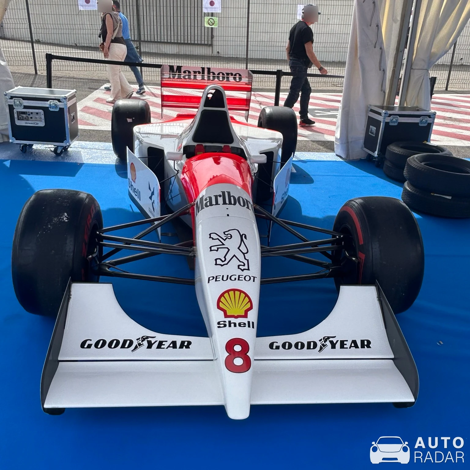 McLaren MP4/9 Peugeot spotted in Le Castellet