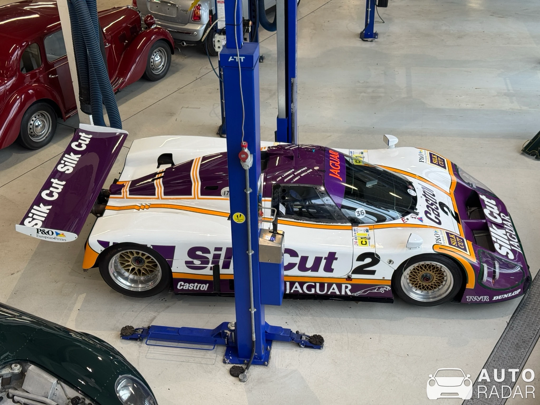 Jaguar XJR-9LM spotted in Lighthorne Heath, United Kingdom