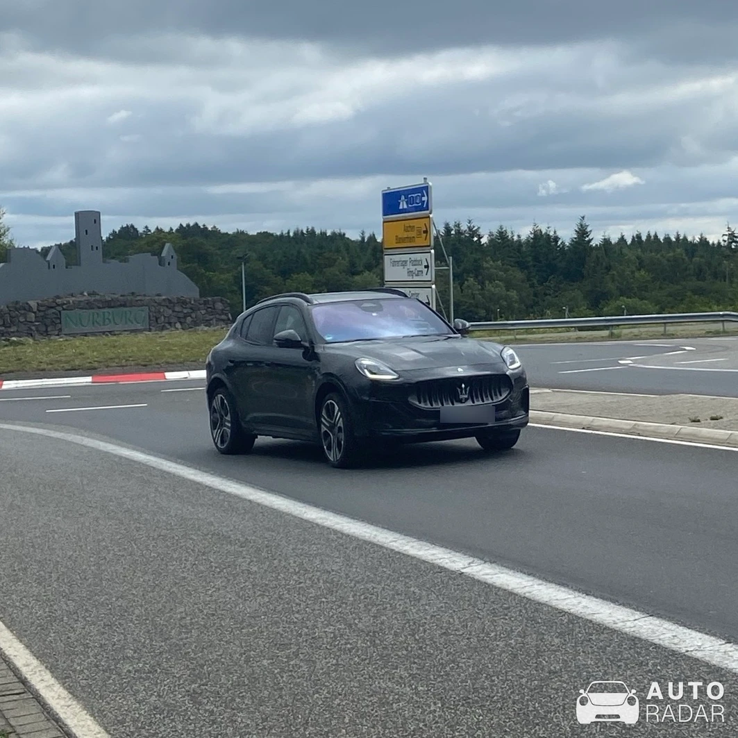 Maserati Grecale Folgore spotted in Nürburg