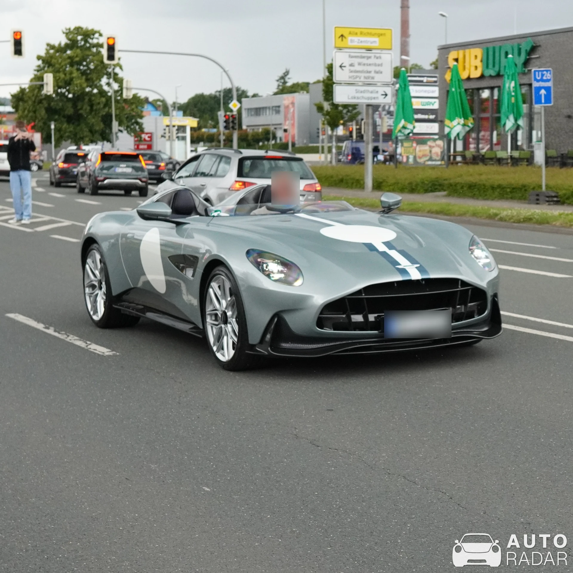 Aston Martin DBR22 spotted in Bielefeld