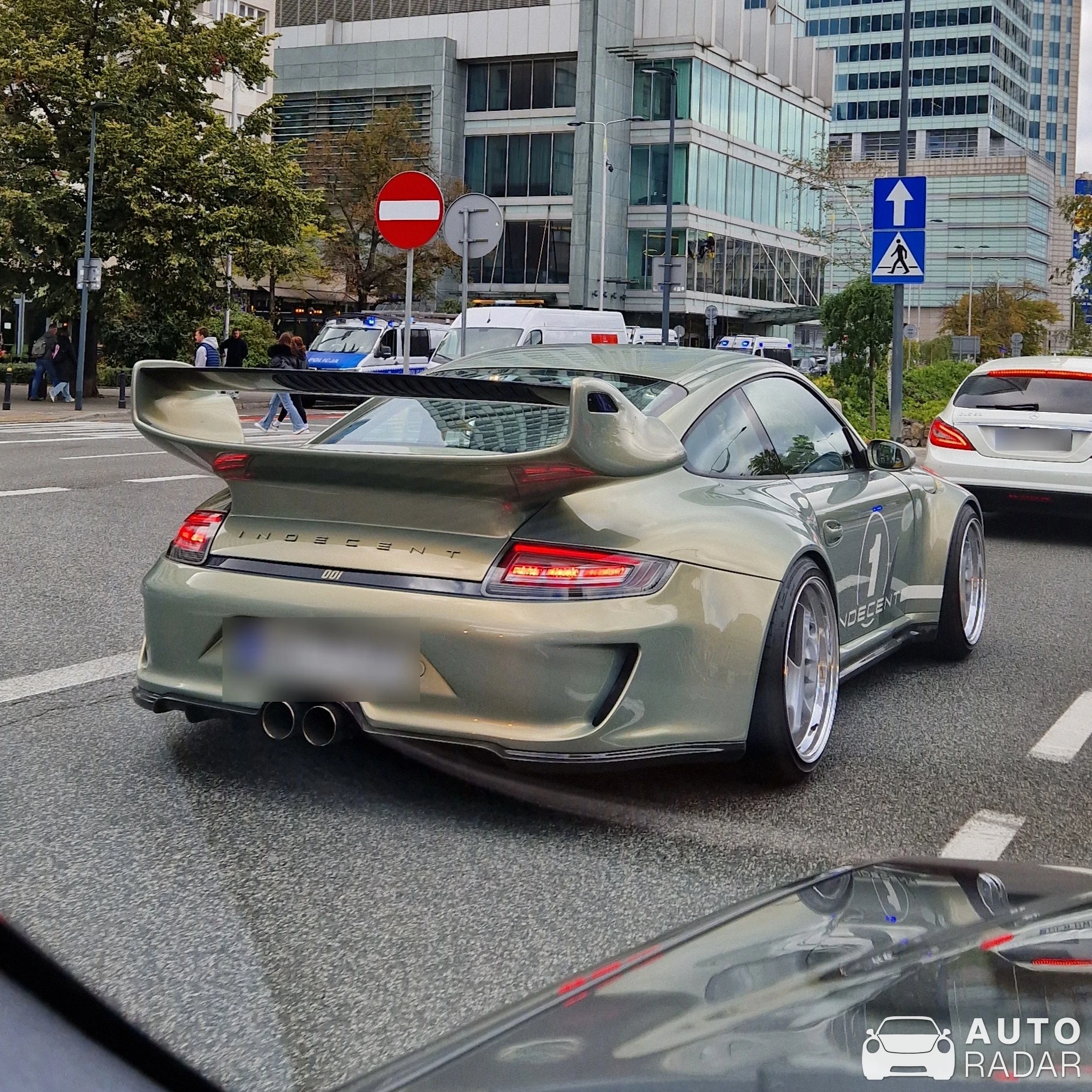 Porsche 997 Indecent 001 spotted in Warszawa, Poland