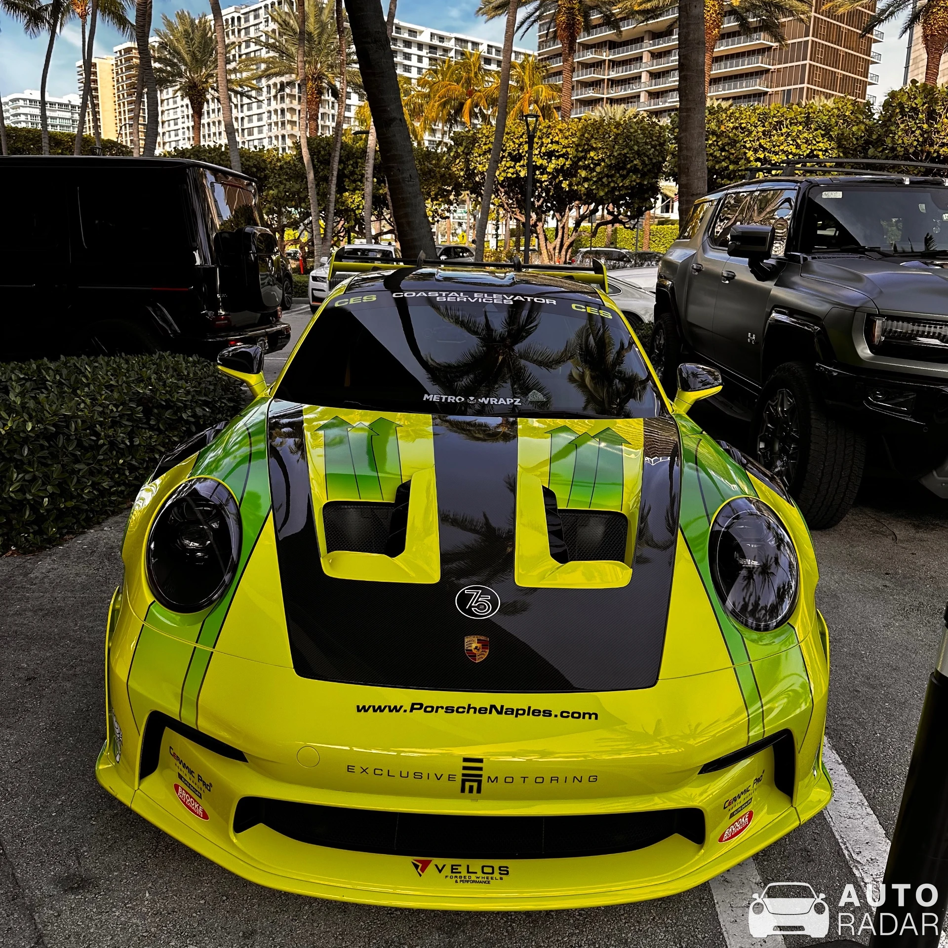 Porsche 992 GT3 RS MkI spotted in Bal Harbour, United States