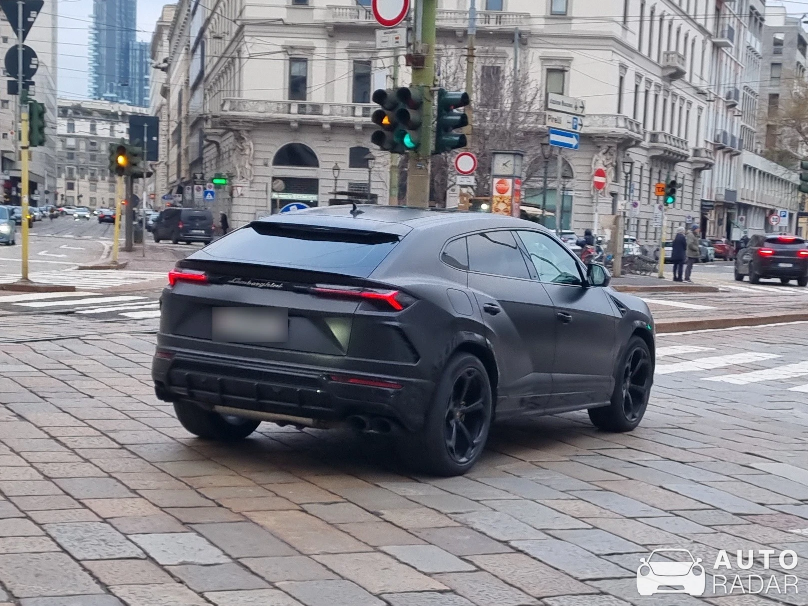 Lamborghini Urus spotted in Milano, Italy