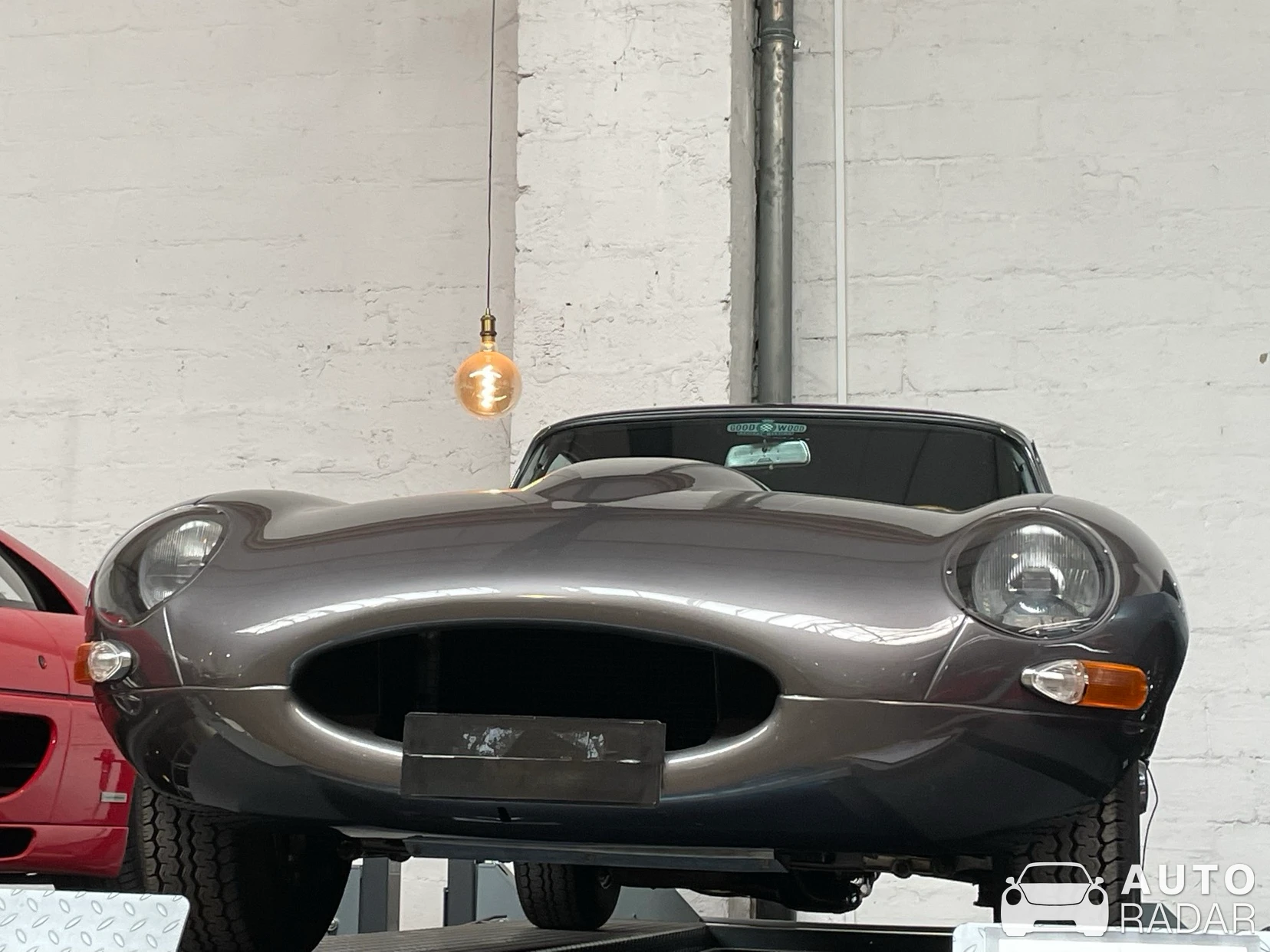 Jaguar E-Type Lightweight spotted in Luxembourg