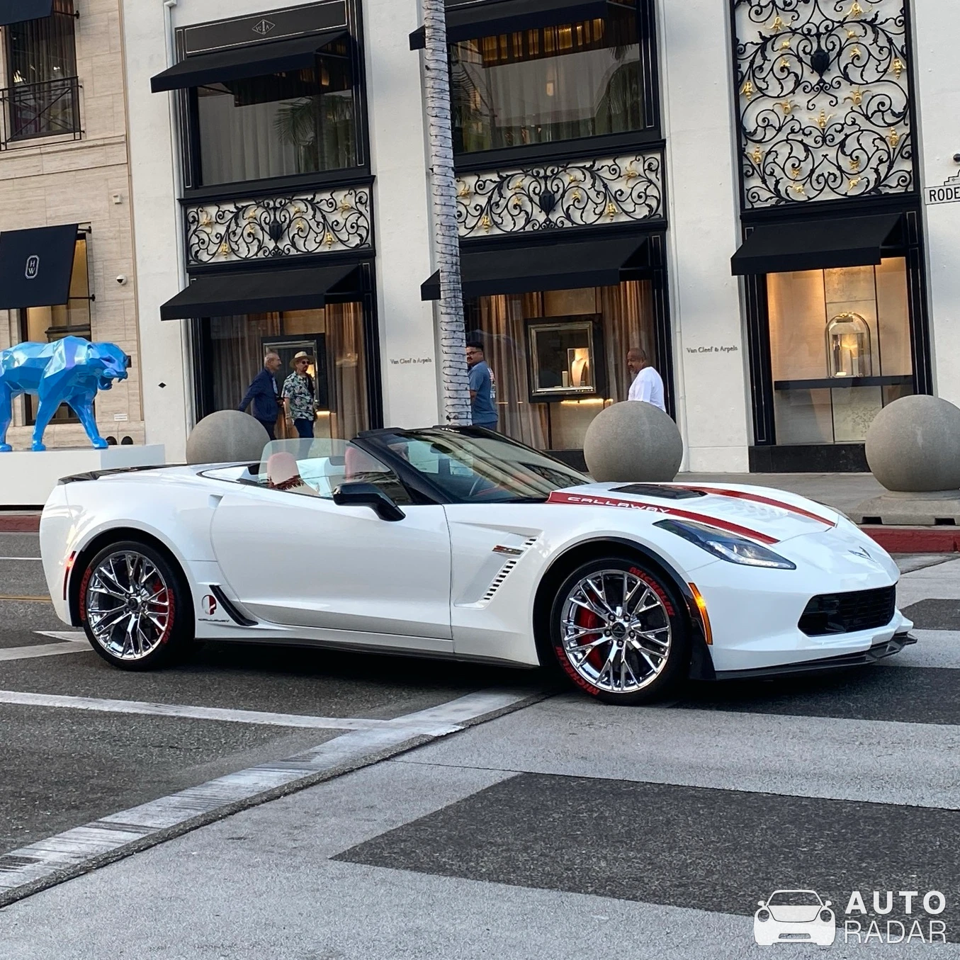 Chevrolet Corvette C7 Callaway Edition spotted in Beverly Hills