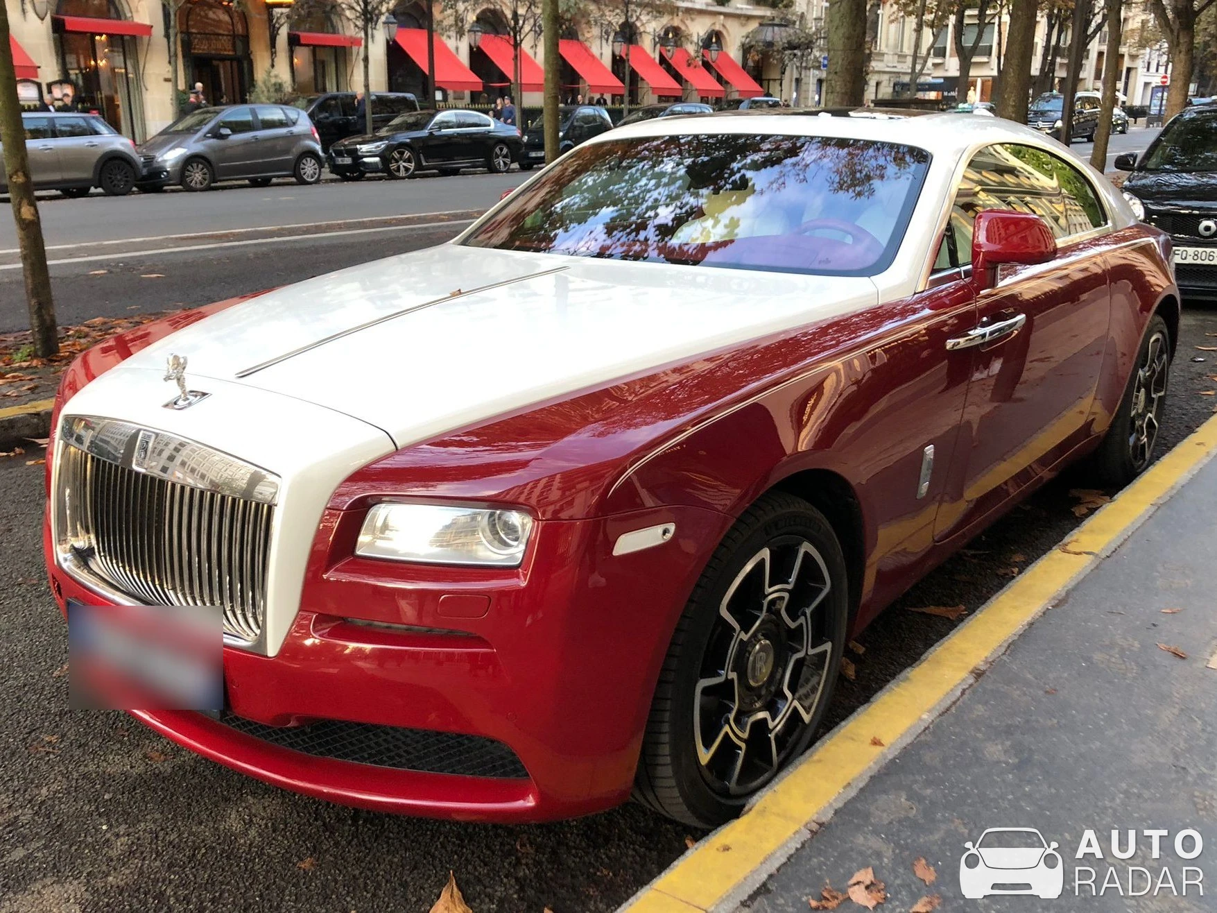 Rolls-Royce Wraith Series II spotted in Paris, France