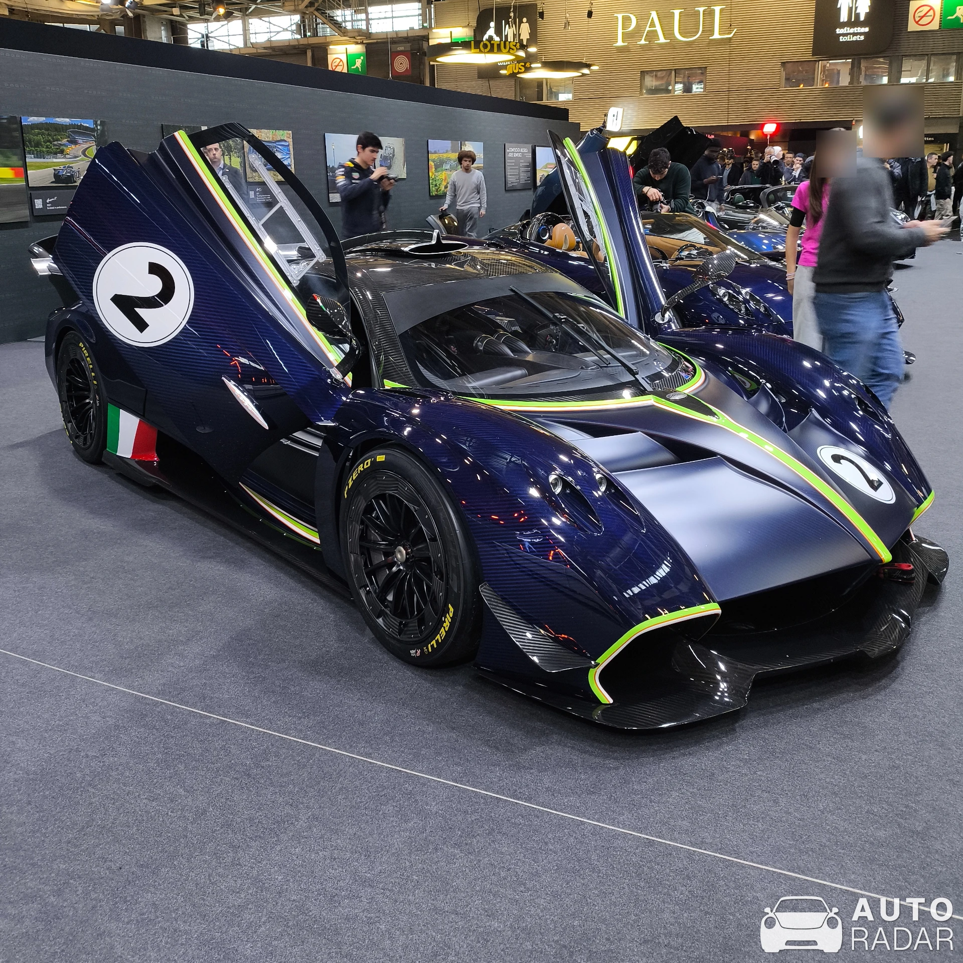 Pagani Huayra R spotted in Paris, France