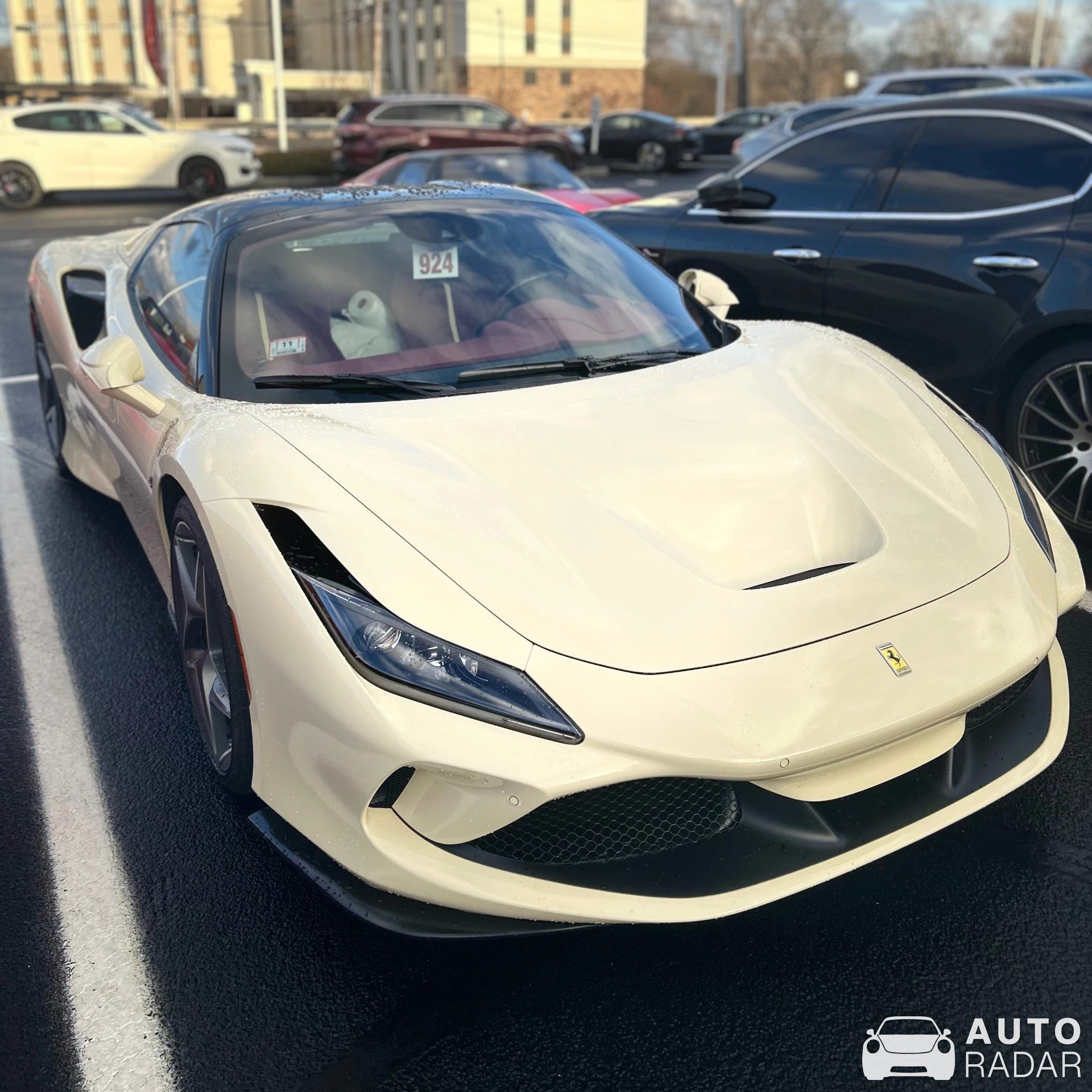 Ferrari F8 Spider spotted in Norwood, United States