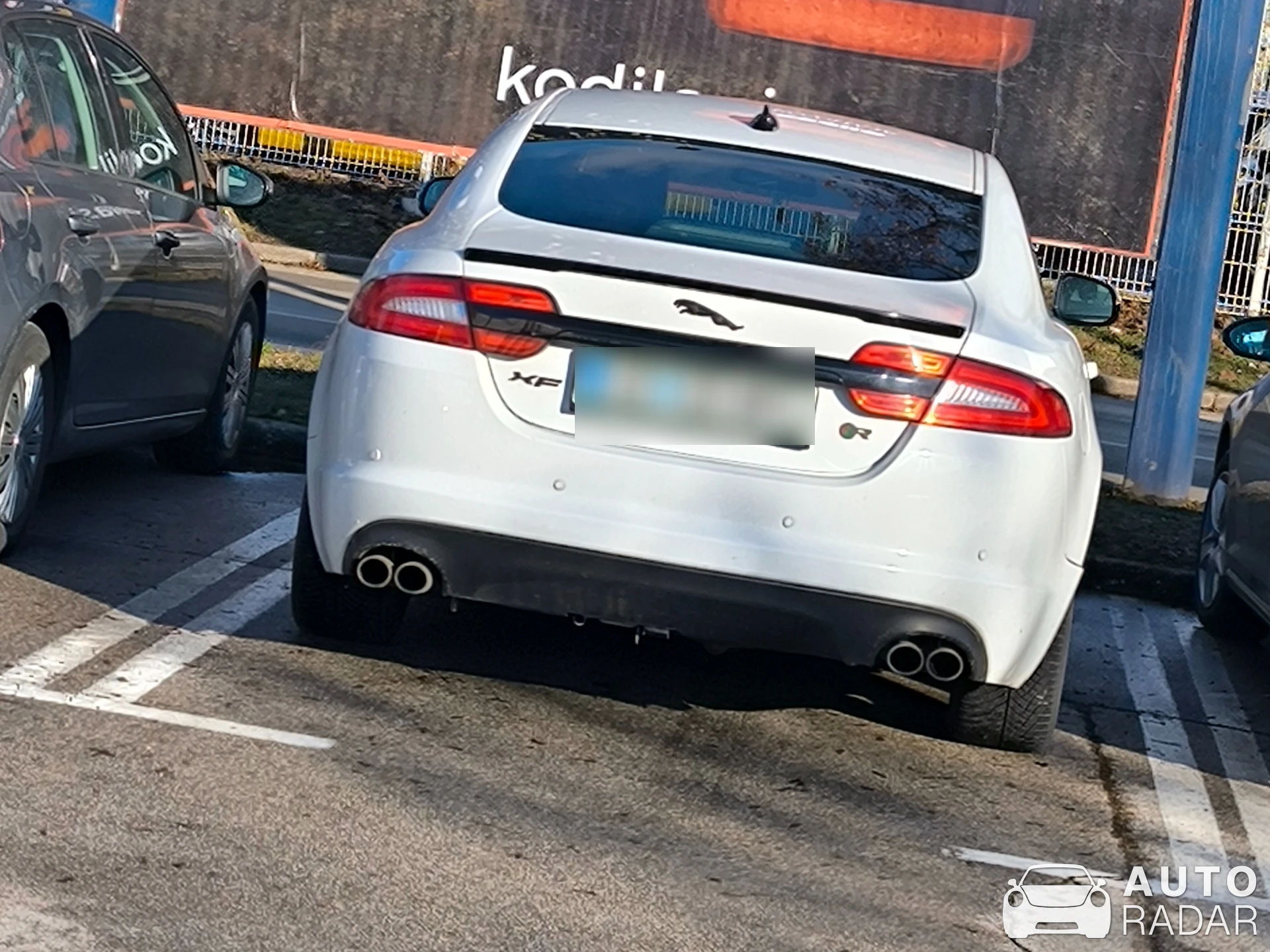 Jaguar XFR spotted in Ljubljana, Slovenia