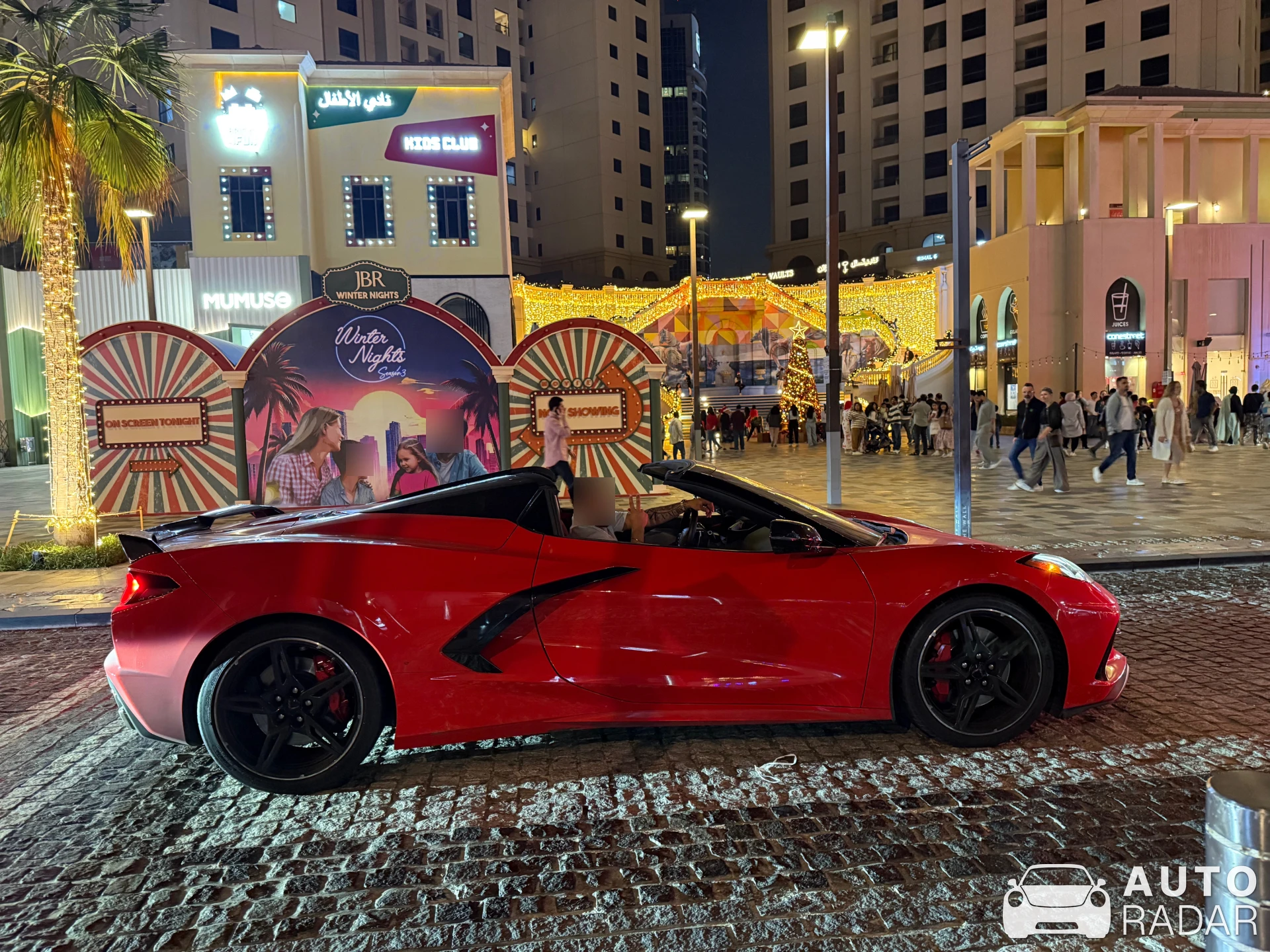 Chevrolet Corvette C8 Stingray Convertible spotted in Dubai, United Arab Emirates