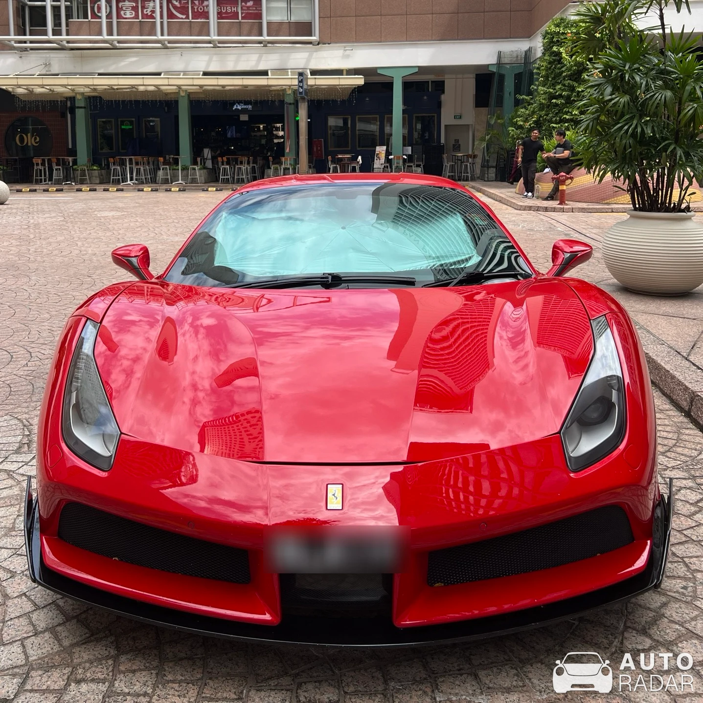 Ferrari 488 GTB Novitec Rosso N-Largo spotted in Singapore