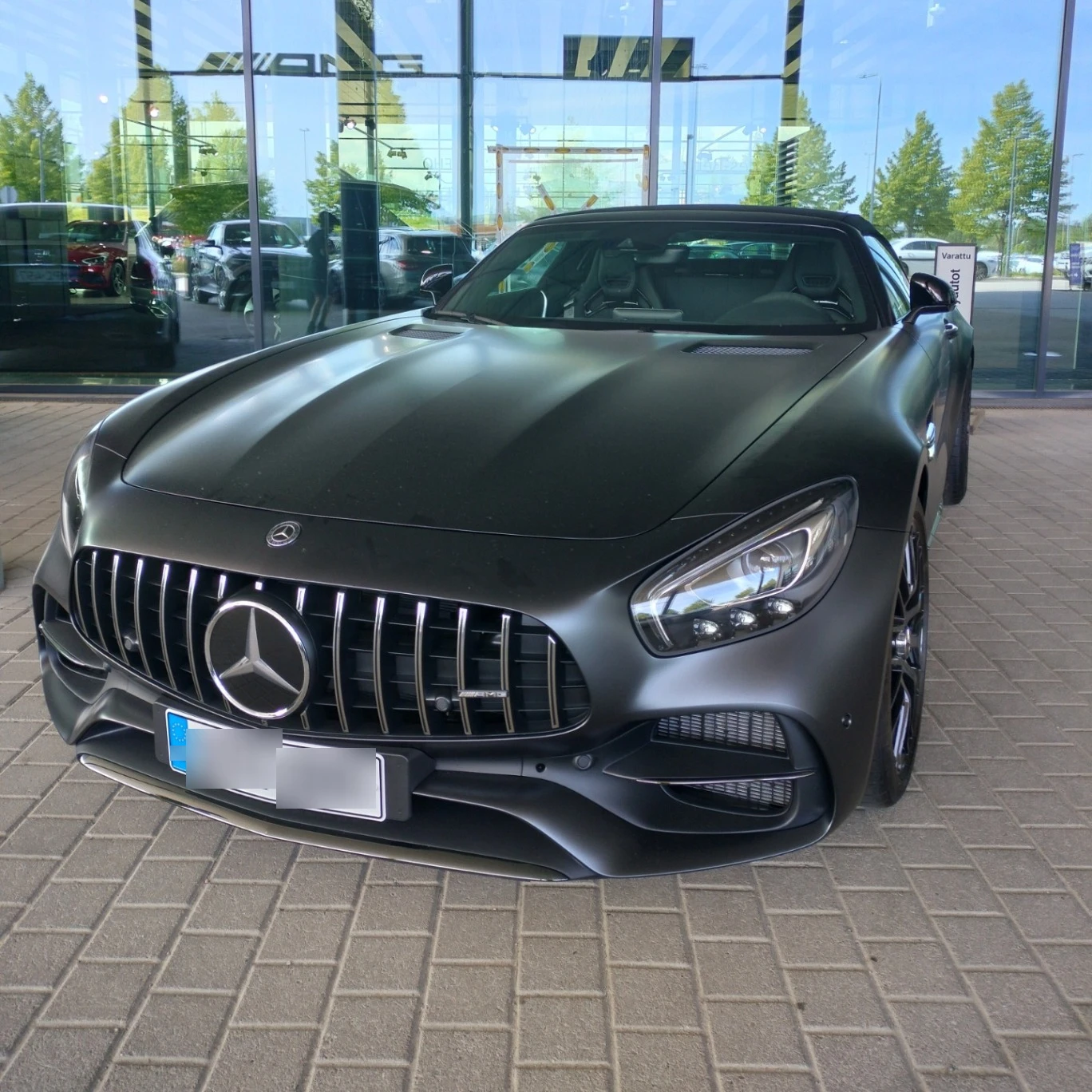 Mercedes-AMG GT C Roadster R190 Edition 50 spotted in Vantaa