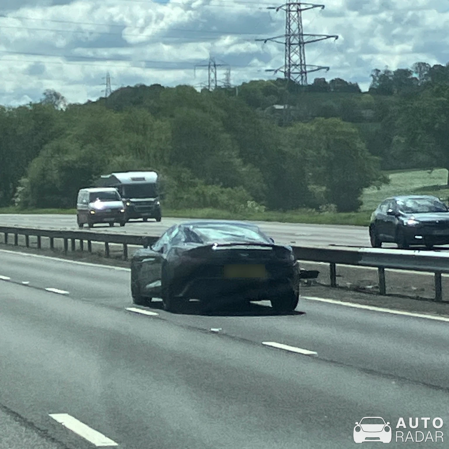 Aston Martin Vantage DTM spotted