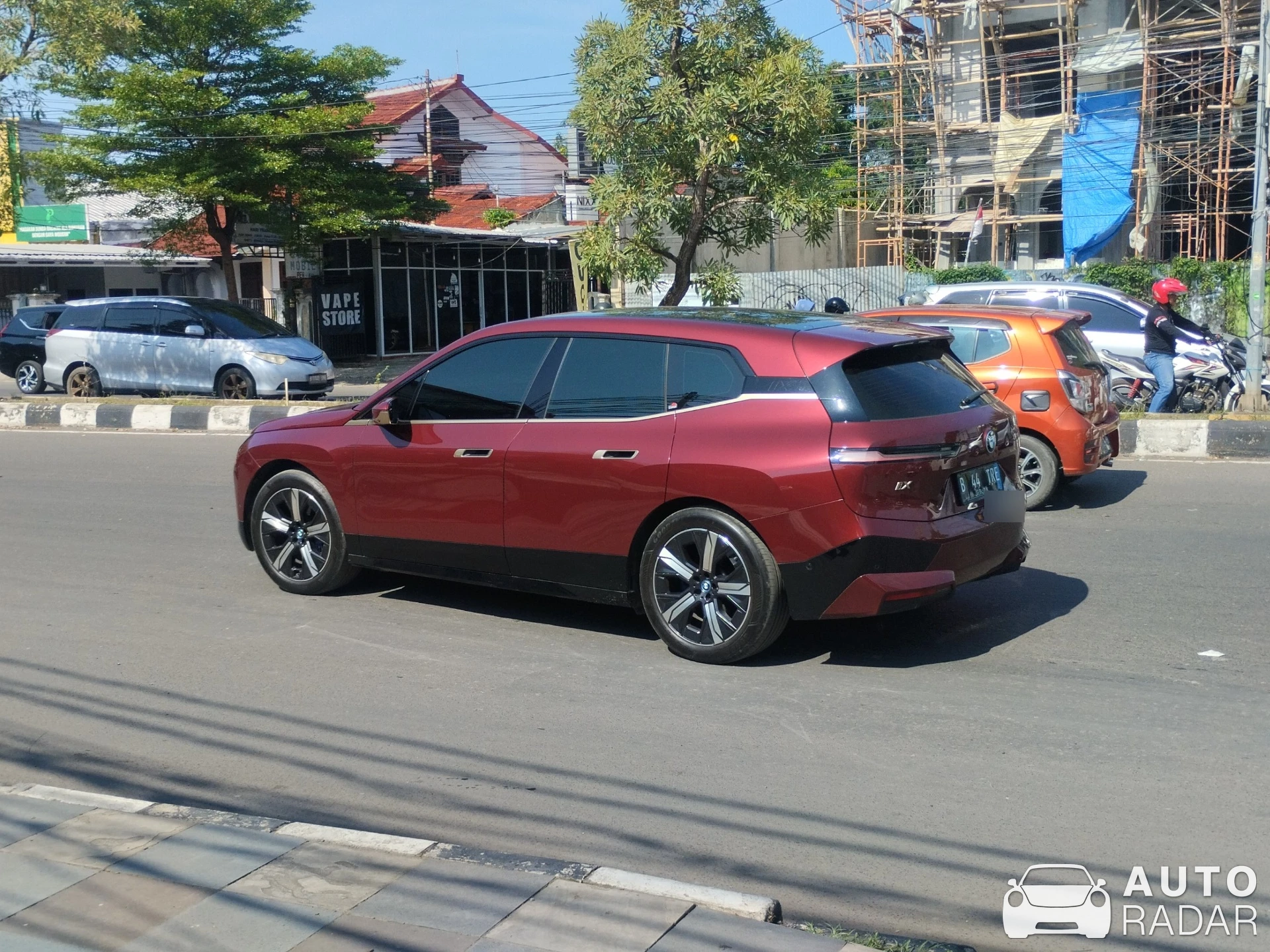 BMW iX spotted in Cirebon