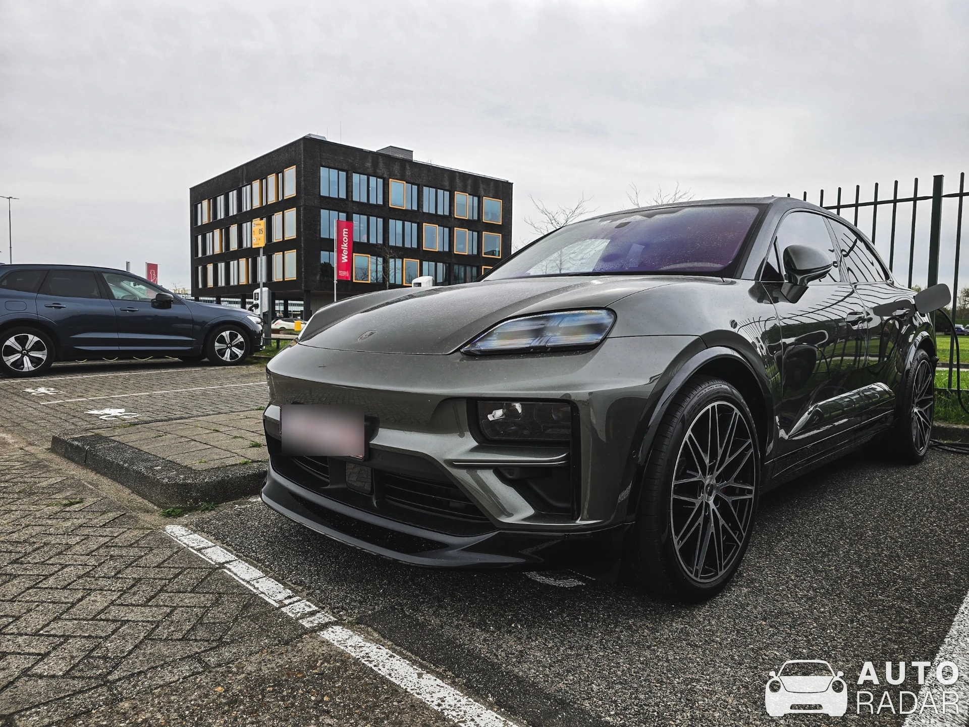 Porsche Macan EV Turbo spotted in Rotterdam