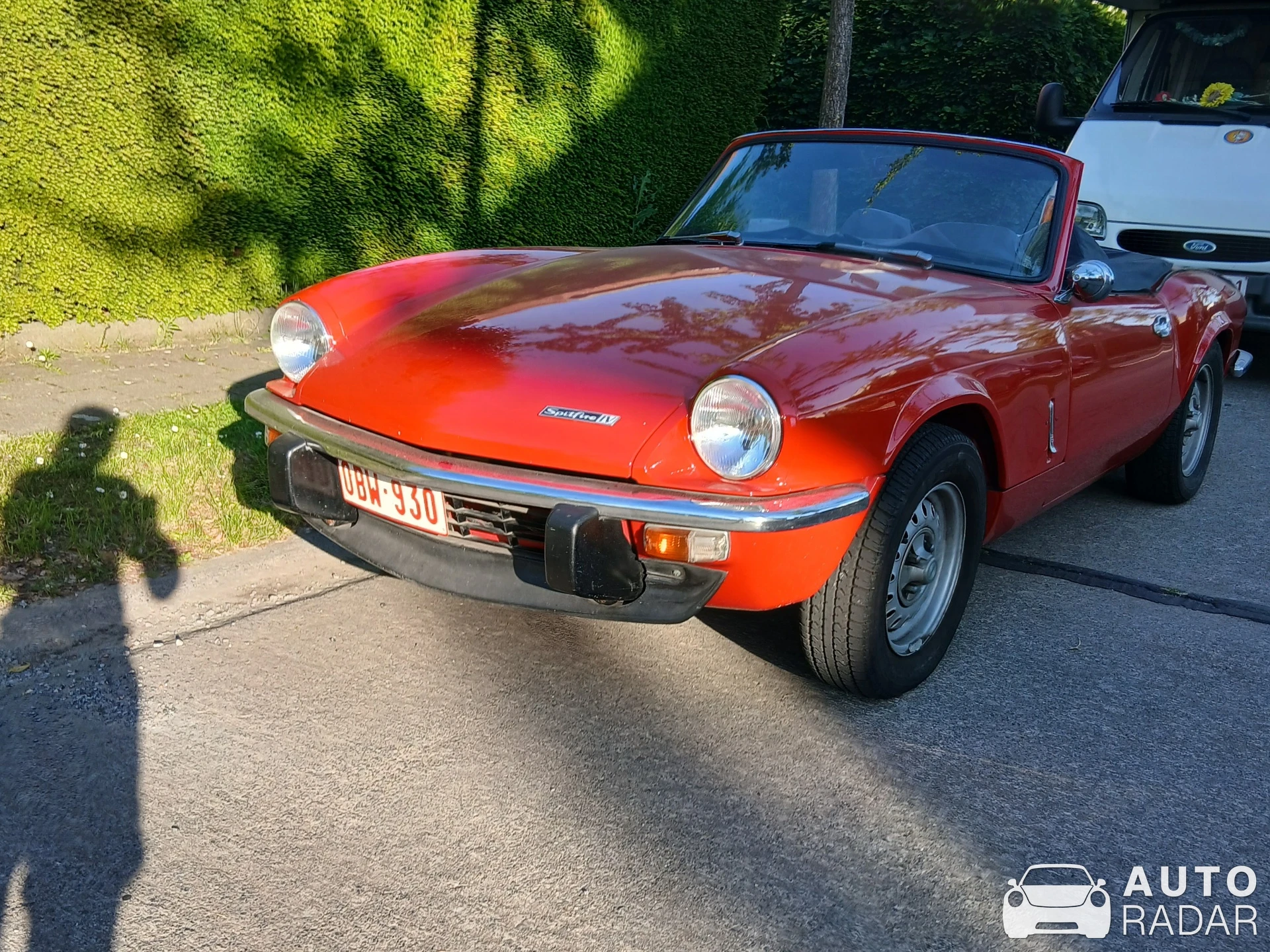 Triumph Spitfire Mark IV spotted in Wevelgem