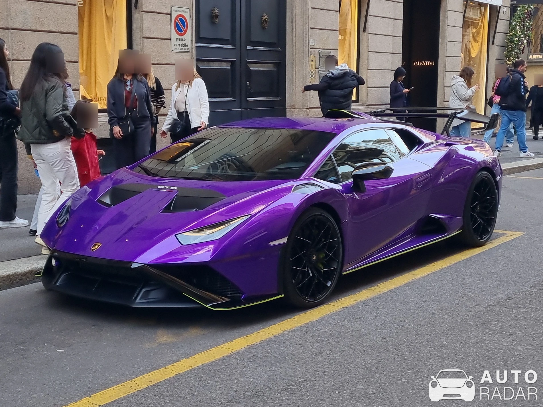 Lamborghini Huracán LP640-2 STO spotted in Milano, Italia