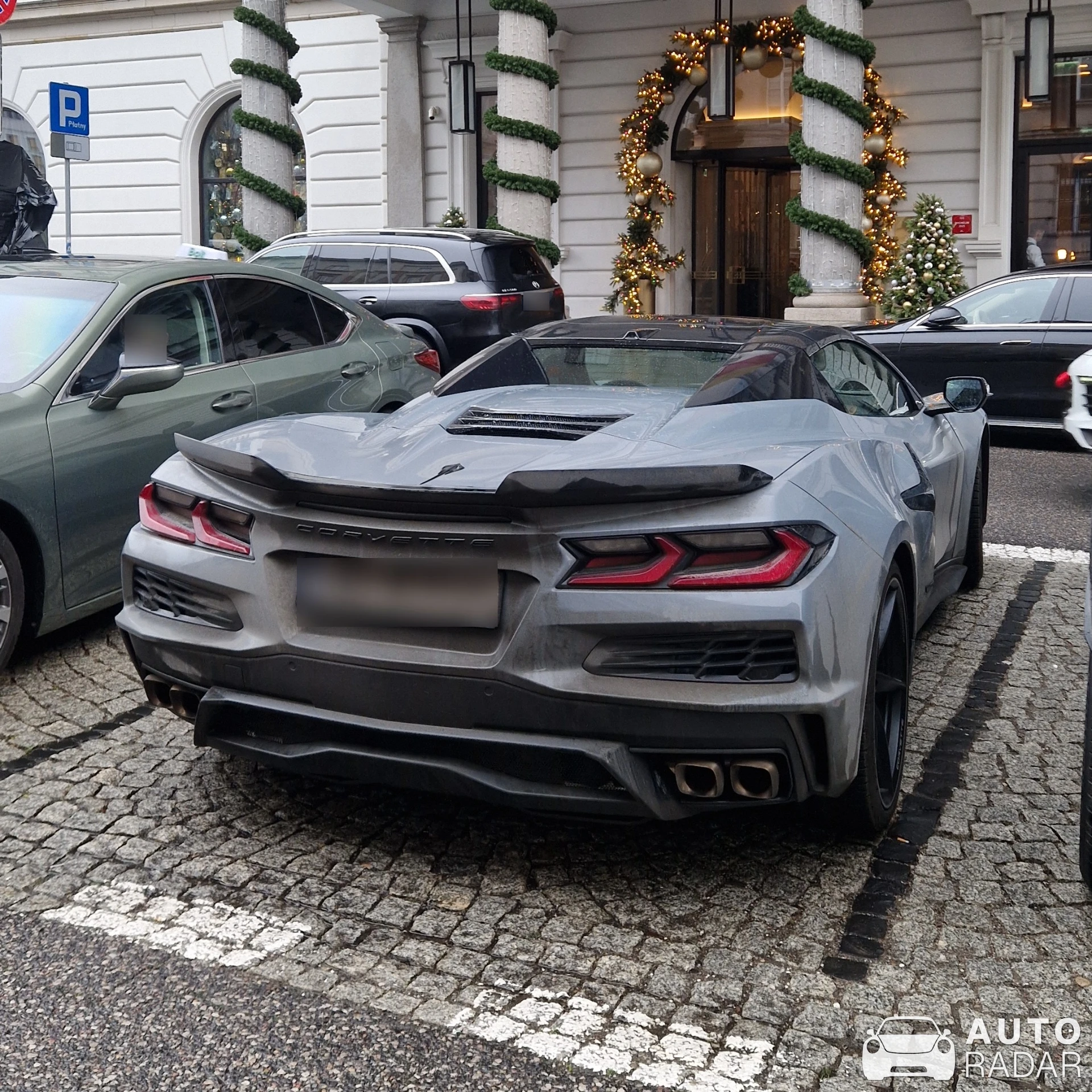 Chevrolet Corvette C8 E-Ray Convertible spotted in Warszawa