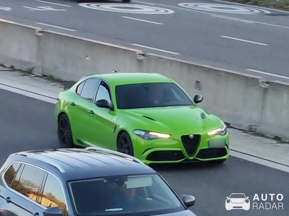 Alfa Romeo Giulia Quadrifoglio spotted in Milano, Italia